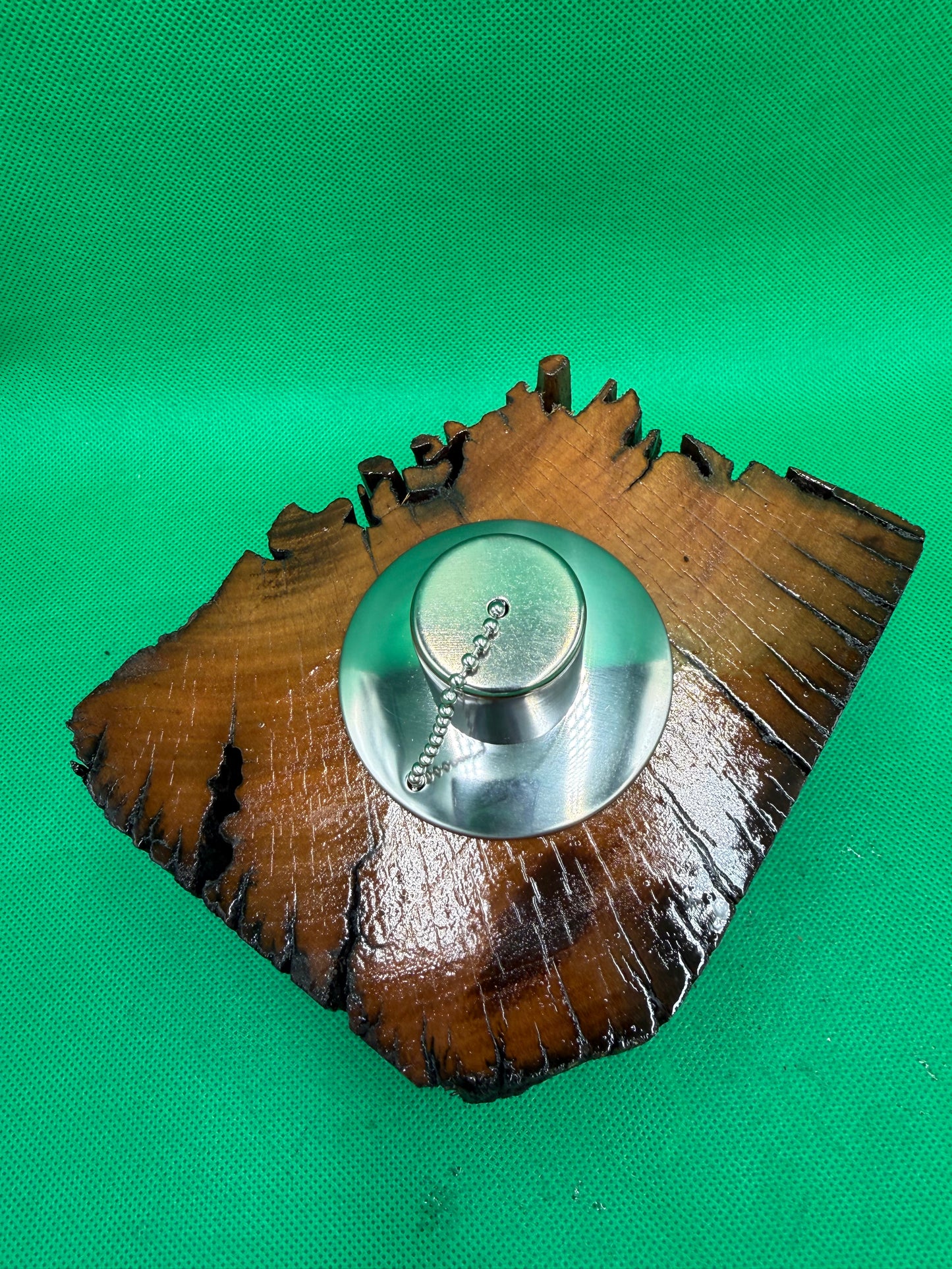 Recycled Wooden Oil Burner Small 28