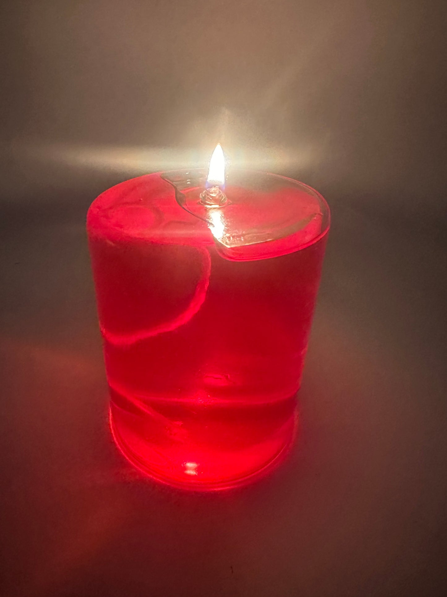 Cylindrical Glass Oil Burner