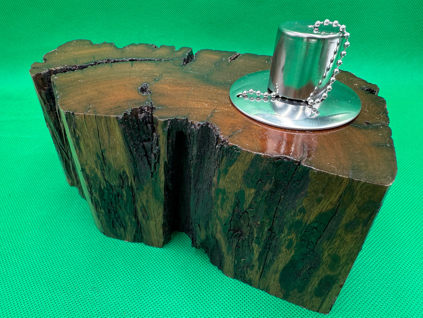 Recycled Wooden Oil Burner Large 29