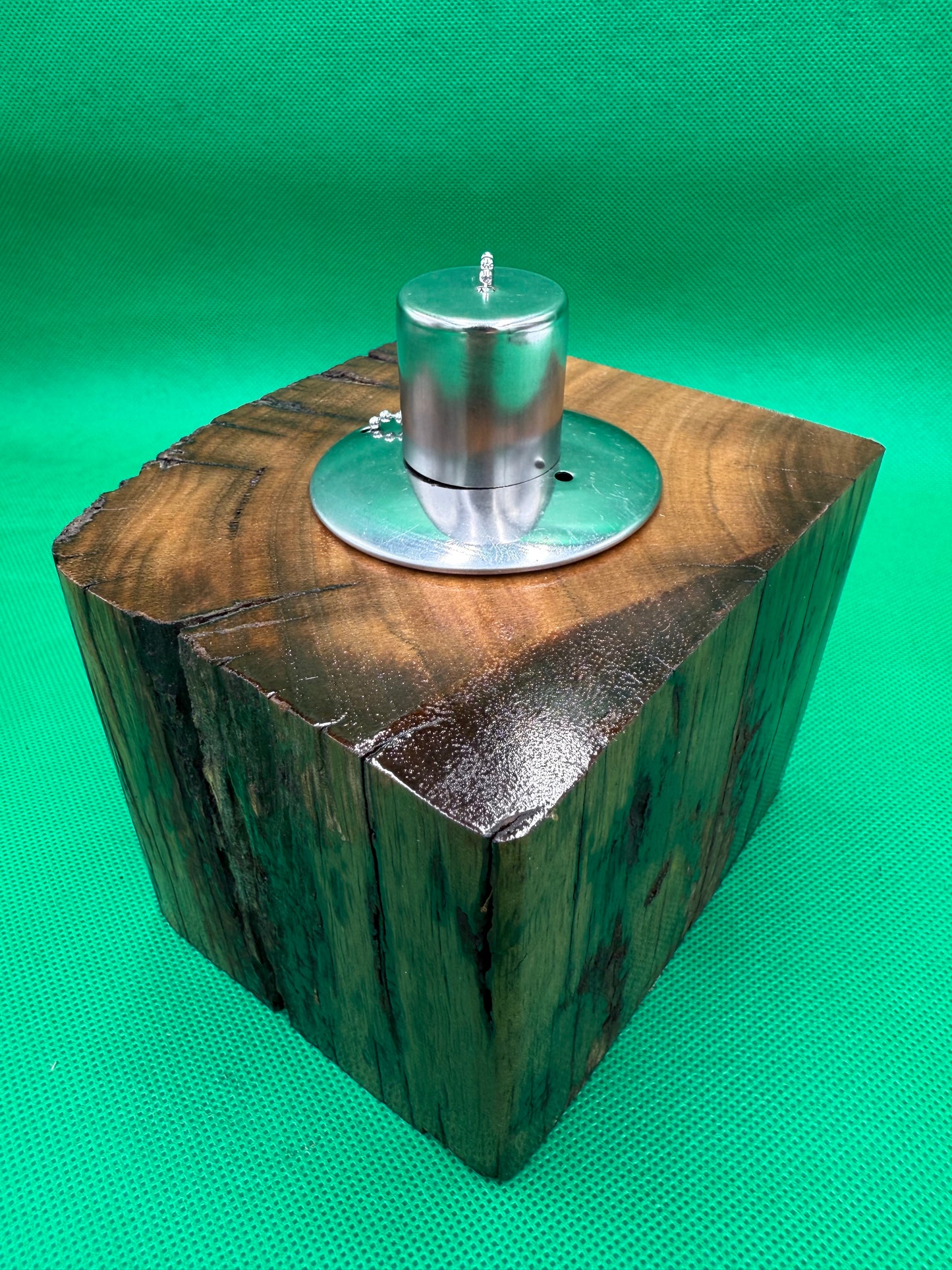 Recycled Wooden Oil Burner Small 102