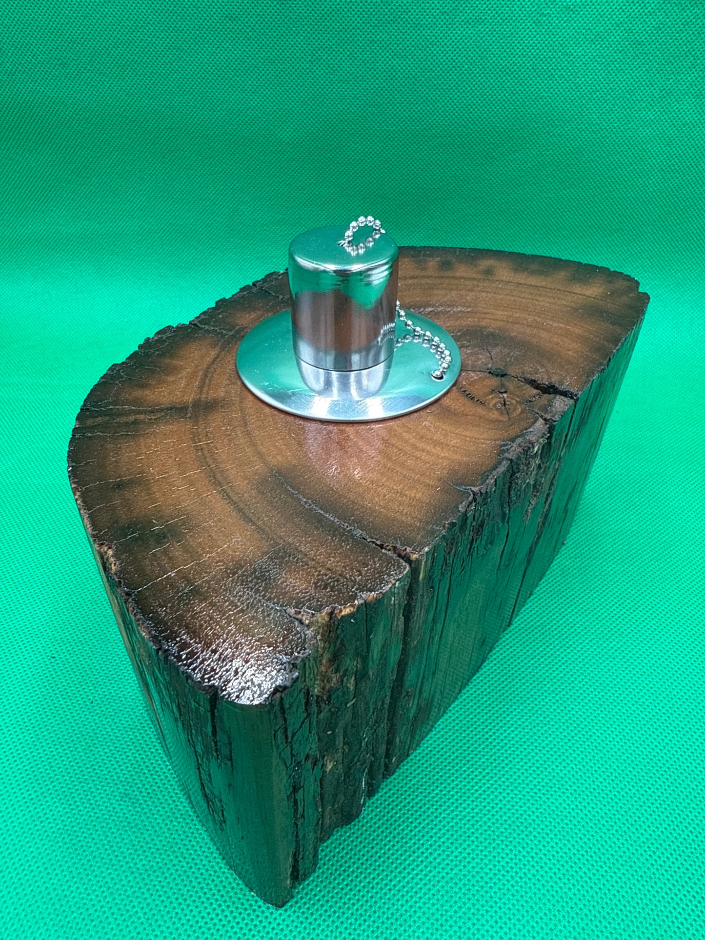 Recycled Wooden Oil Burner Large 77