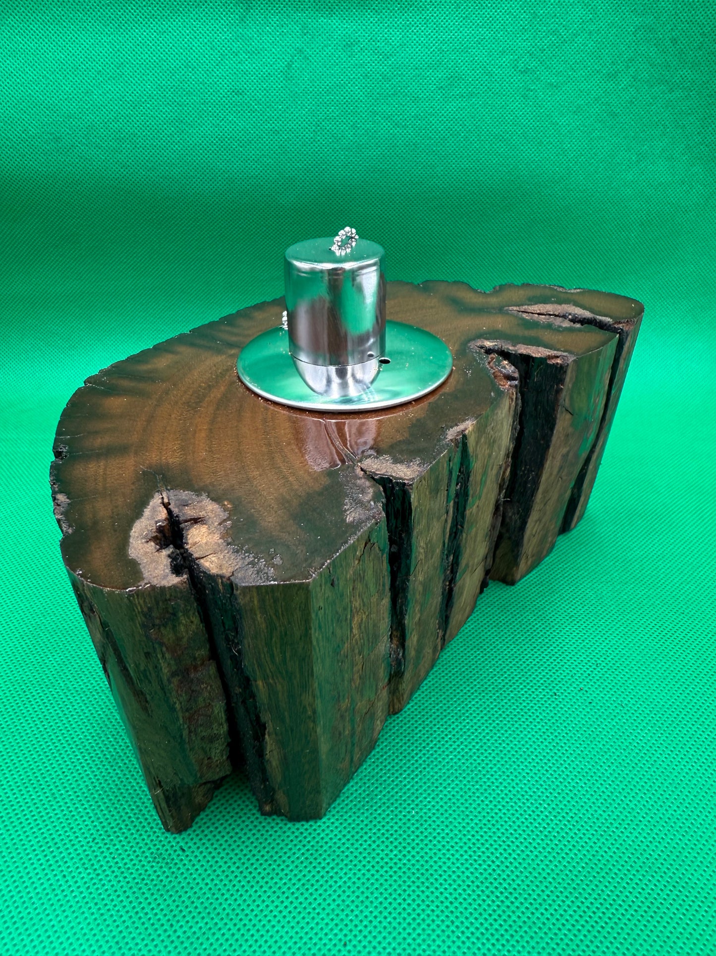 Recycled Wooden Oil Burner Large 58