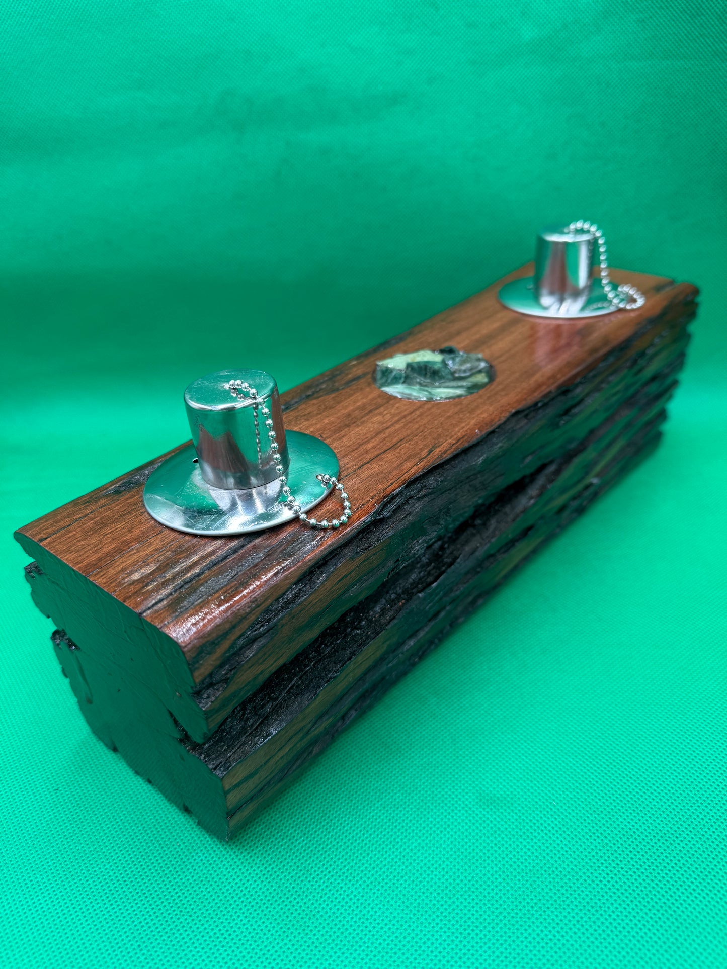 Log Recycled Wooden Oil Burner 74