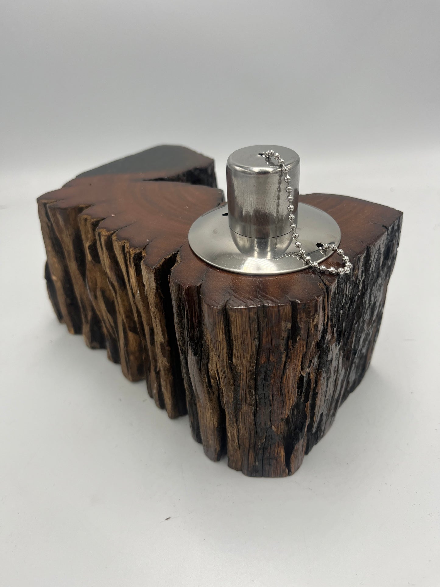 Recycled Wooden Oil Burner Large 5