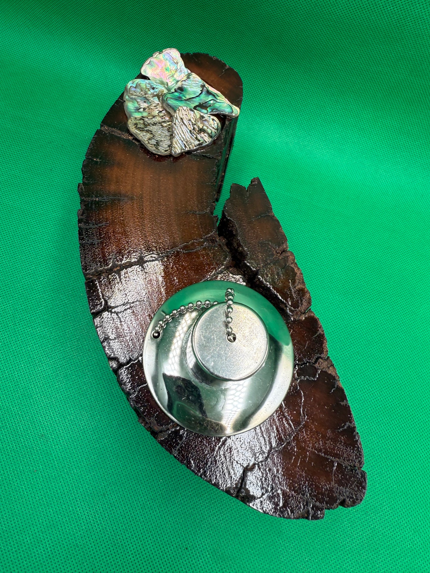 Recycled Wooden Oil Burner Large 81