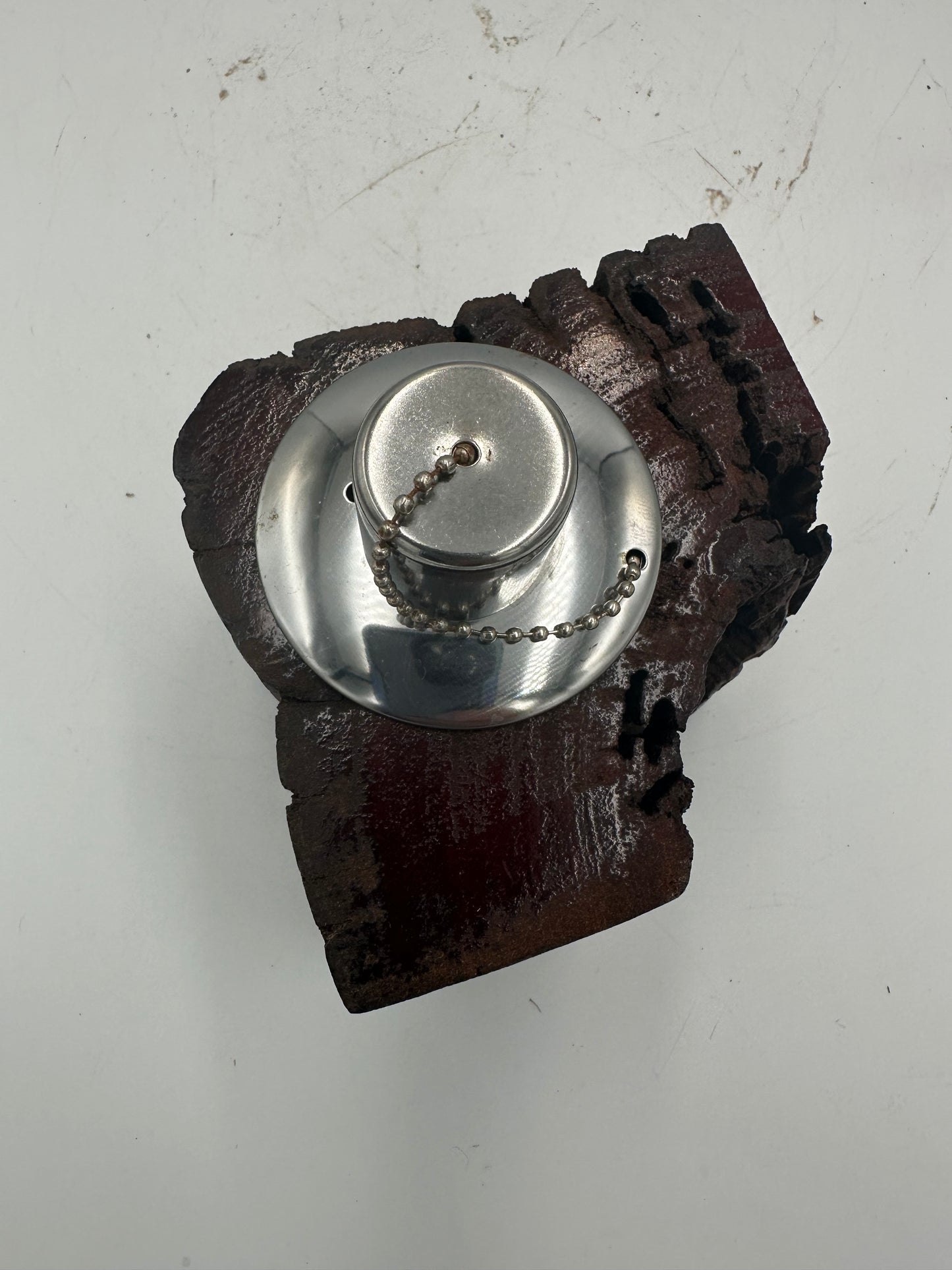 Recycled Wooden Oil Burner Small 91
