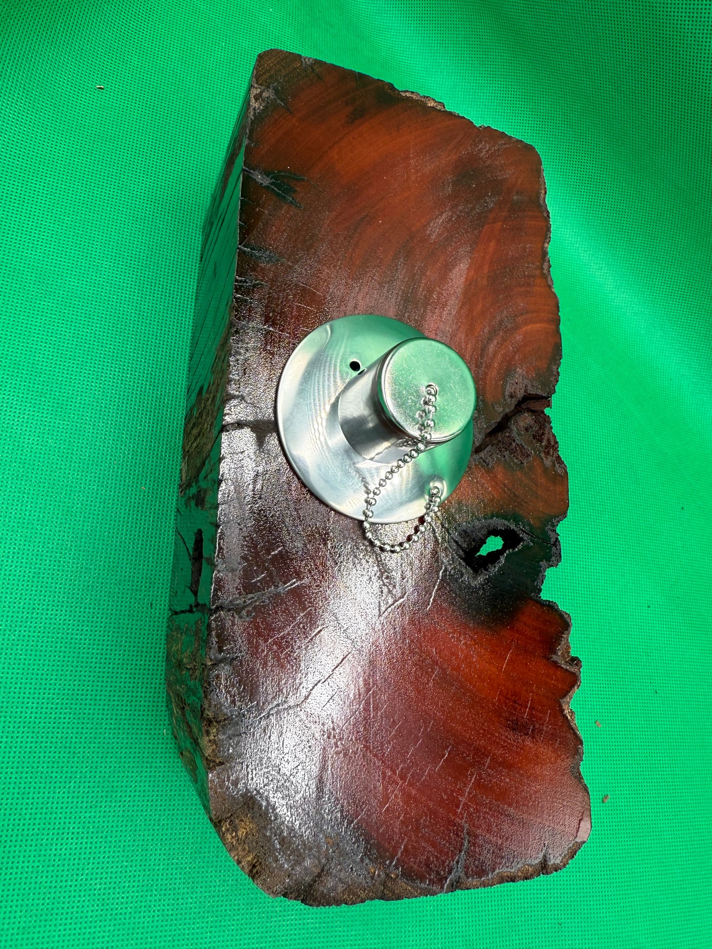 Recycled Wooden Oil Burner Large 38