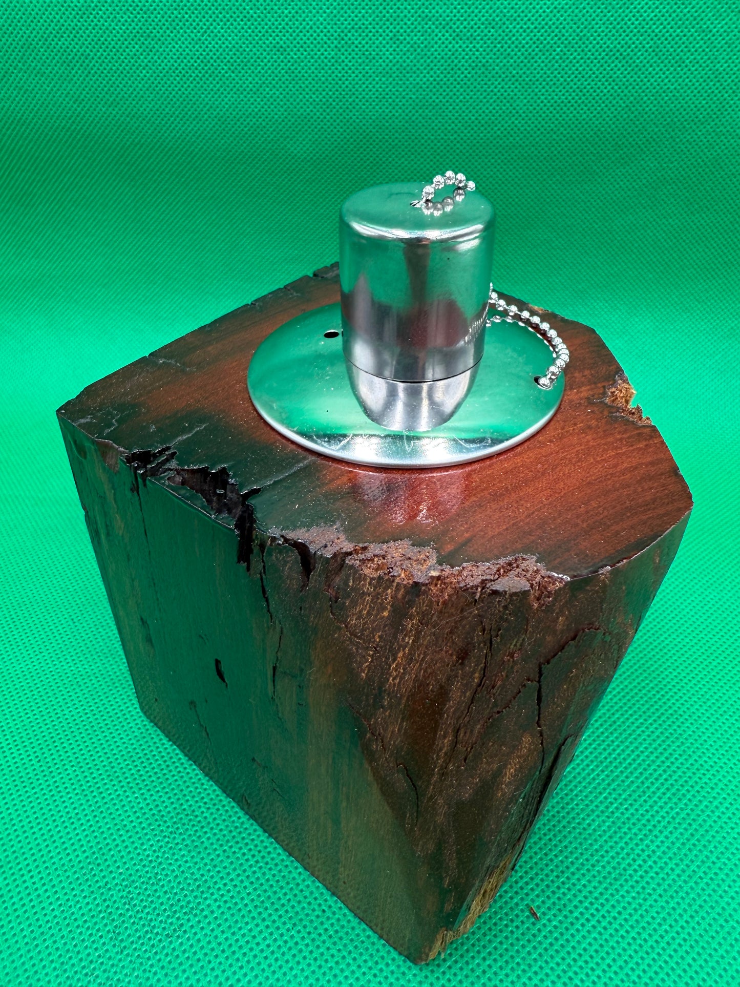 Recycled Wooden Oil Burner Small 3