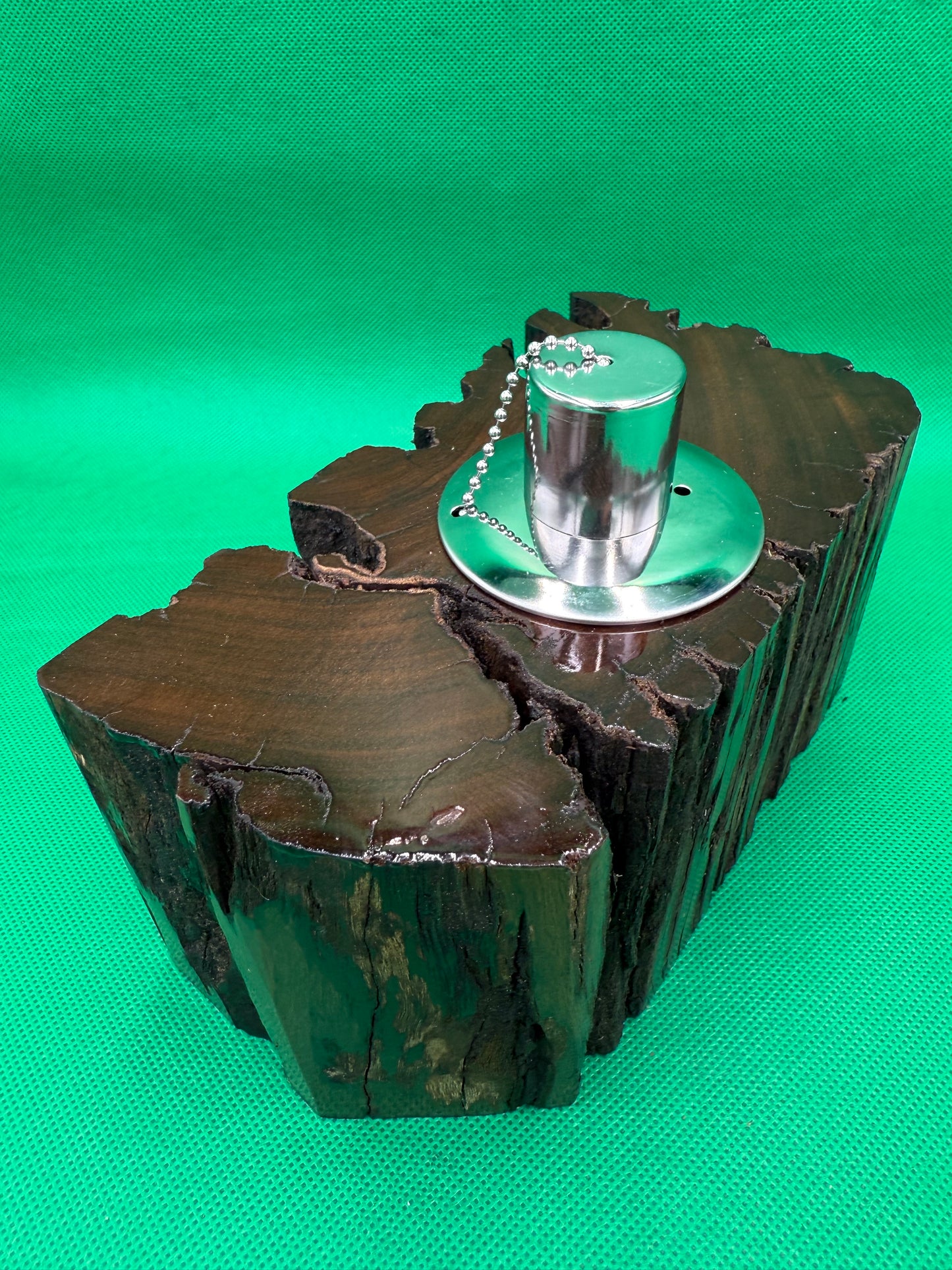 Recycled Wooden Oil Burner Large 97