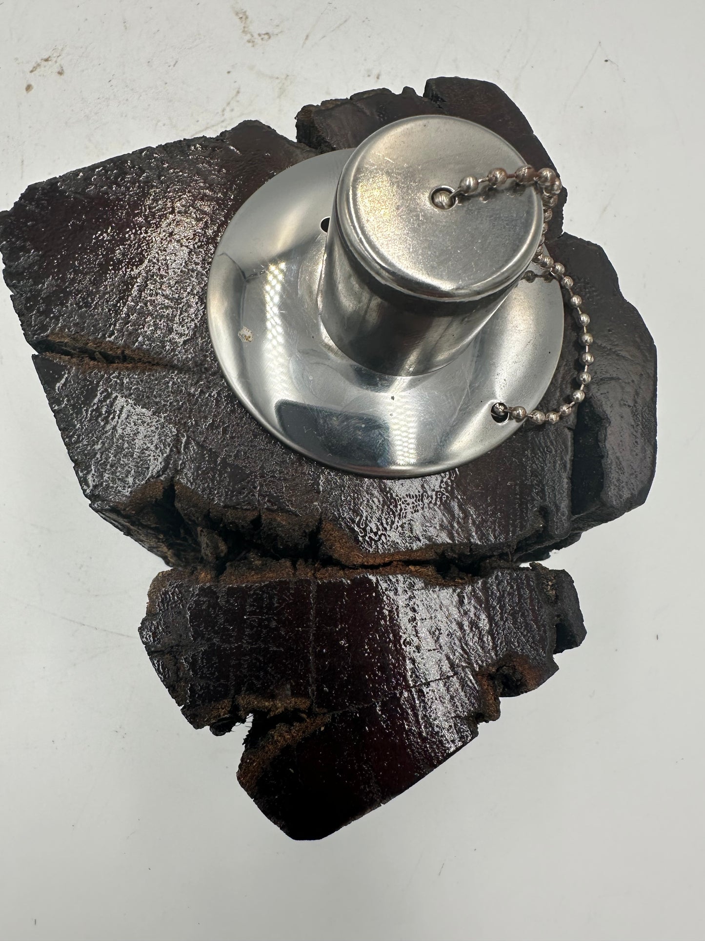 Recycled Wooden Oil Burner Small 84