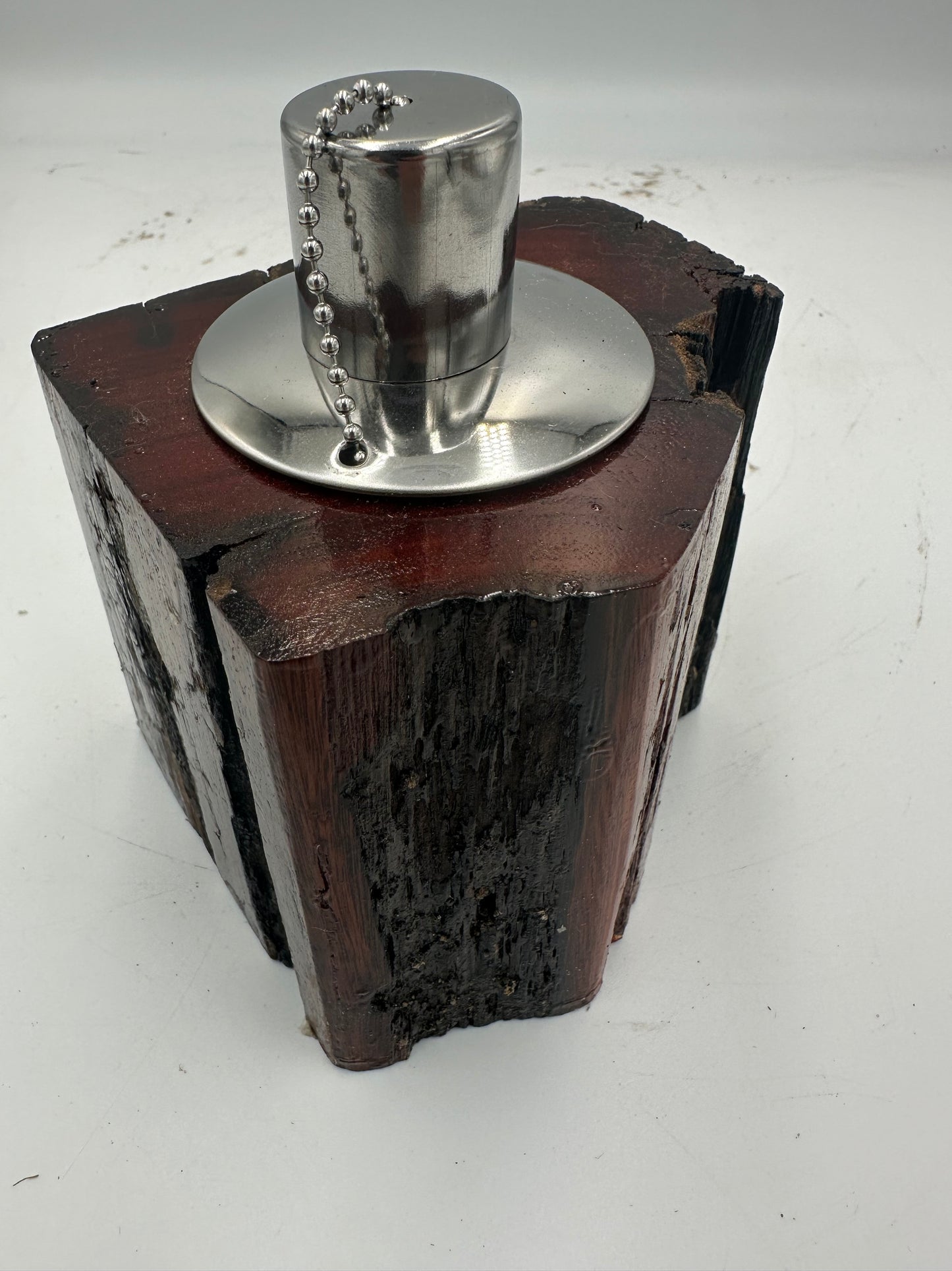 Recycled Wooden Oil Burner Small 85