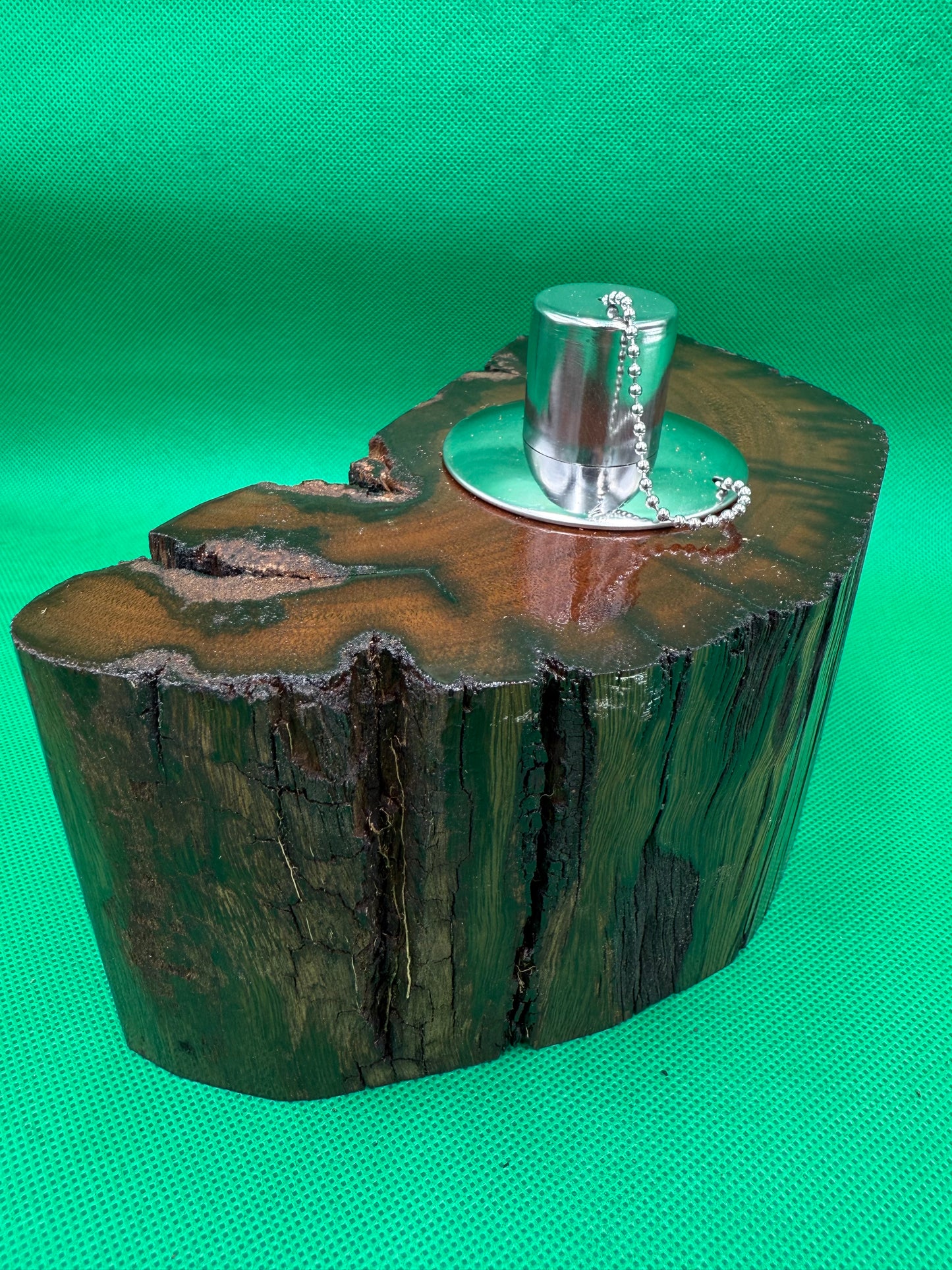 Recycled Wooden Oil Burner Large 58