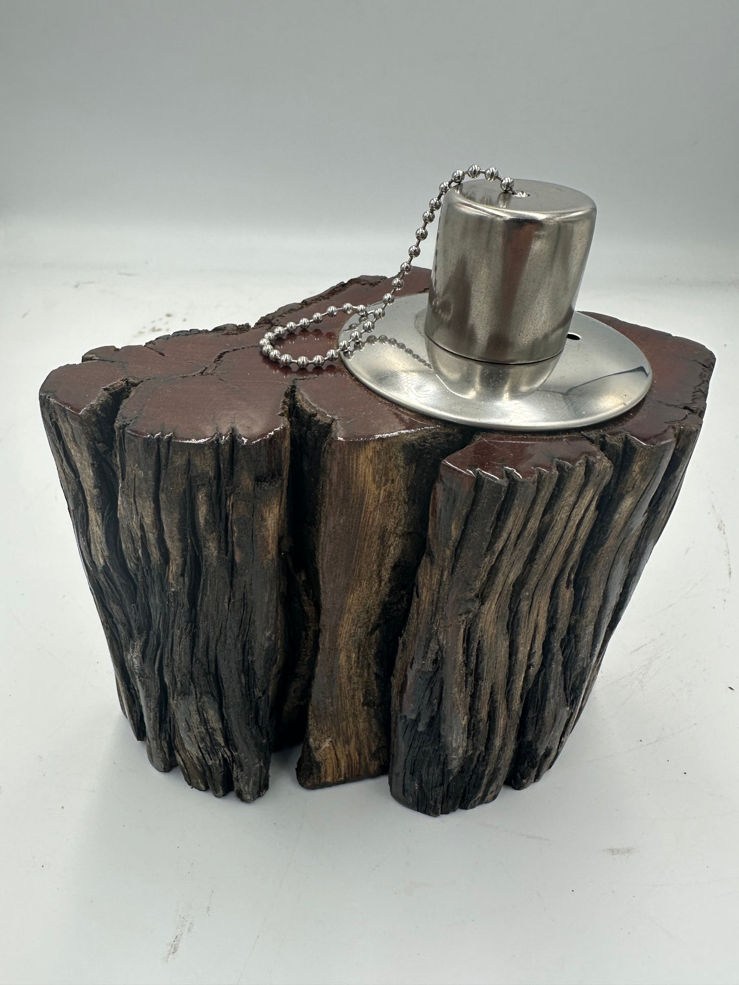 Recycled Wooden Oil Burner Small 62