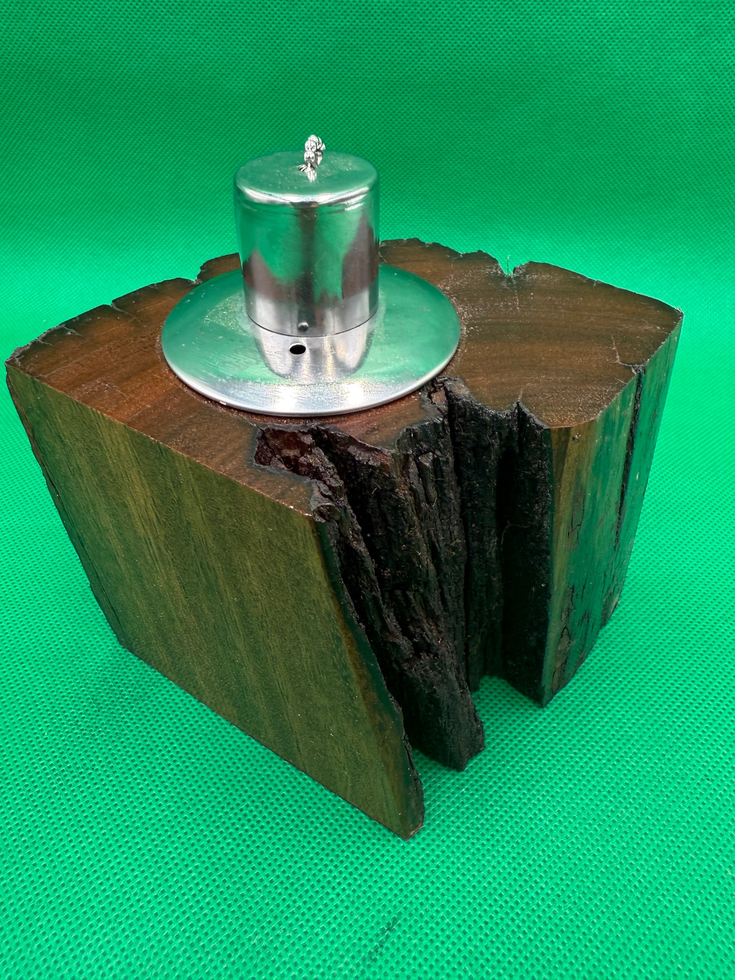 Recycled Wooden Oil Burner Small 60