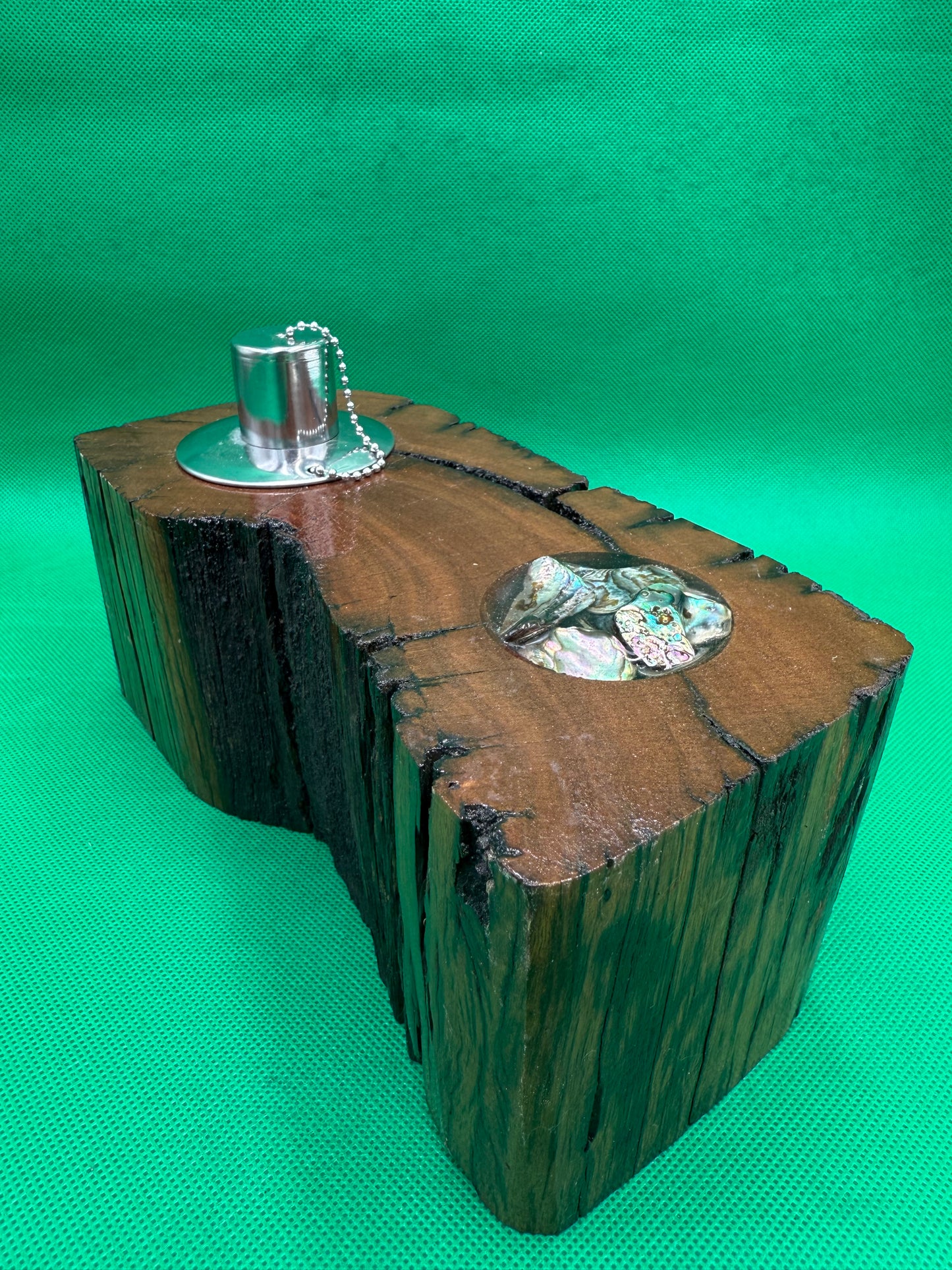 Recycled Wooden Oil Burner Large 90