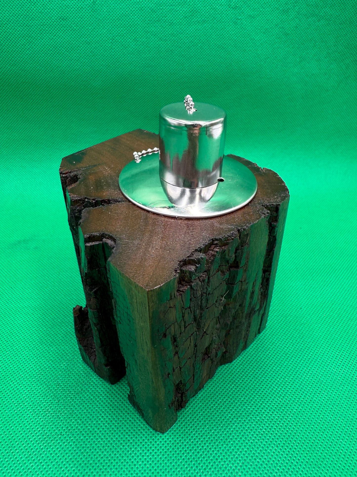 Recycled Wooden Oil Burner Small 10