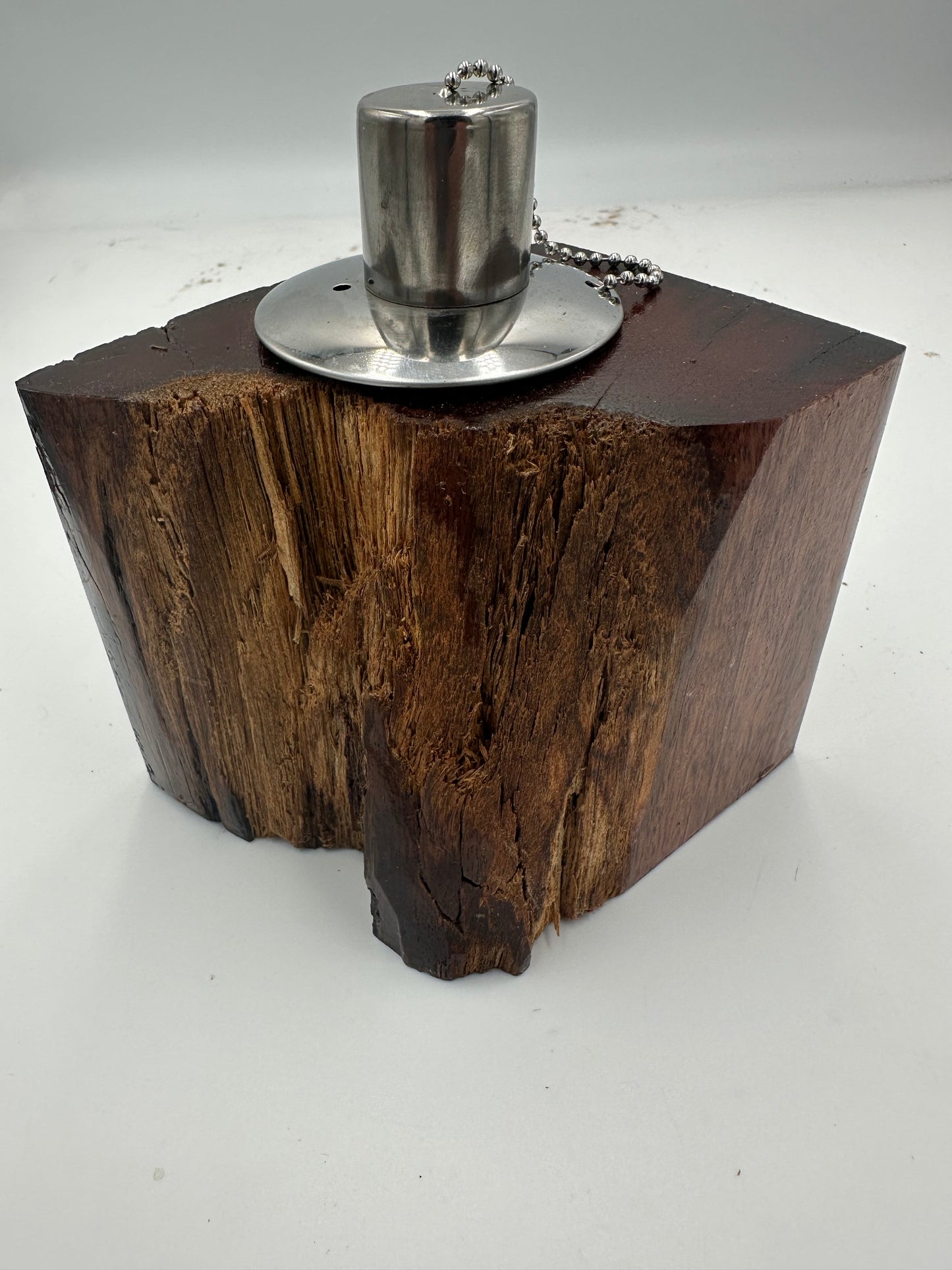 Recycled Wooden Oil Burner Small 49