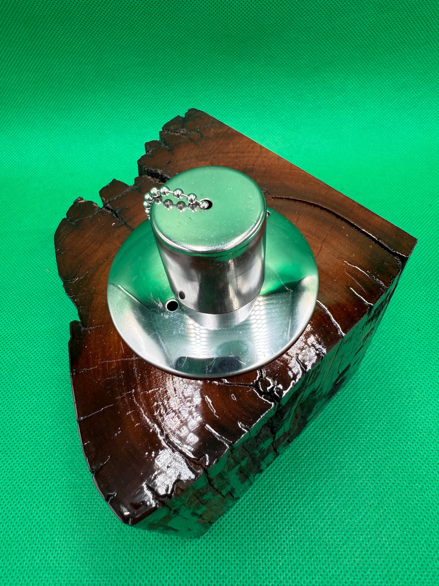 Recycled Wooden Oil Burner Small 27