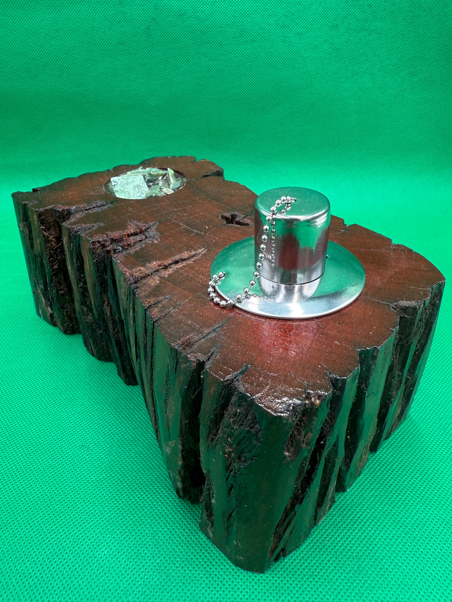 Recycled Wooden Oil Burner large 48