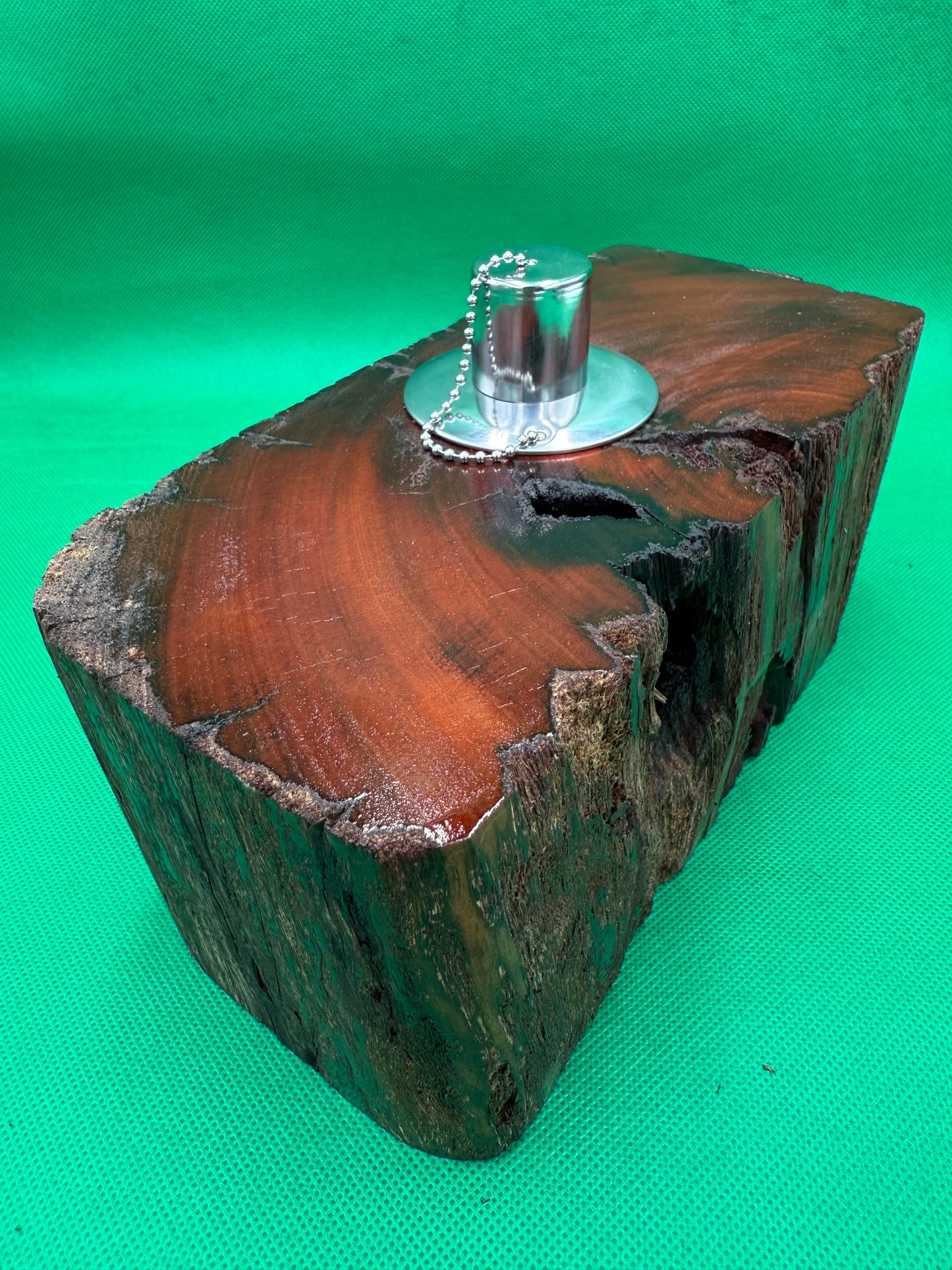 Recycled Wooden Oil Burner Large 38