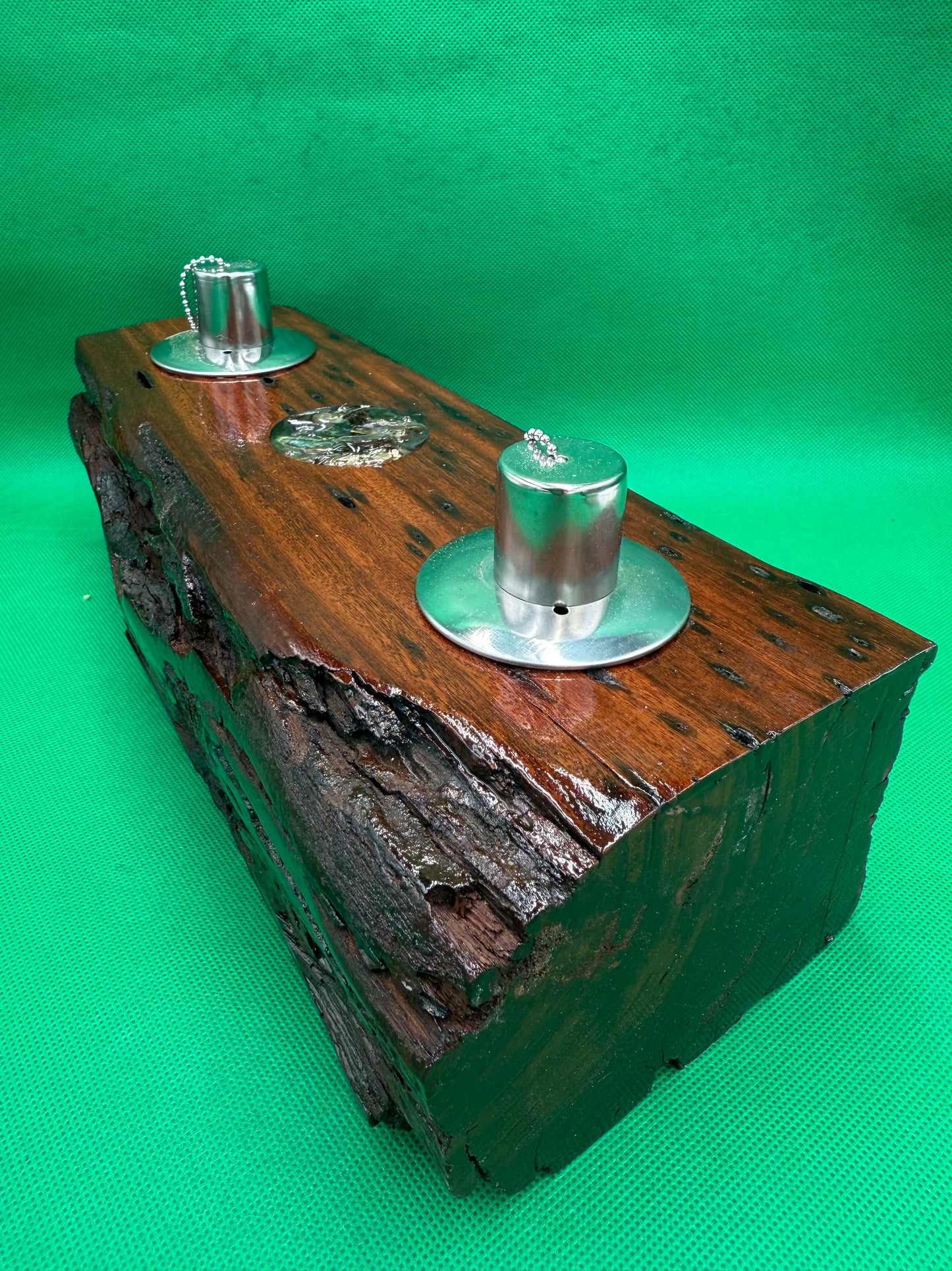Log Recycled Wooden Oil Burner 39