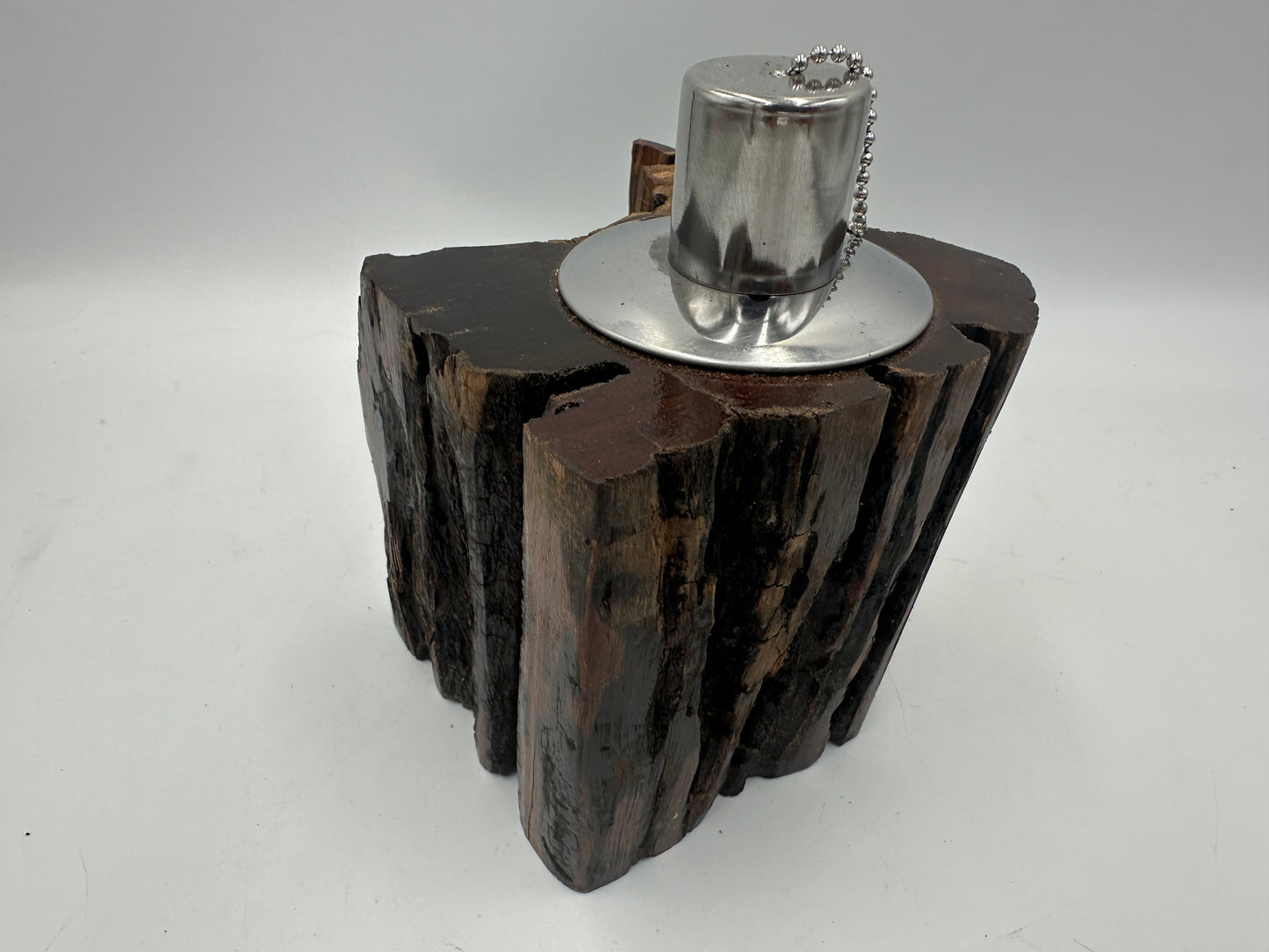 Recycled Wooden Oil Burner Small 50