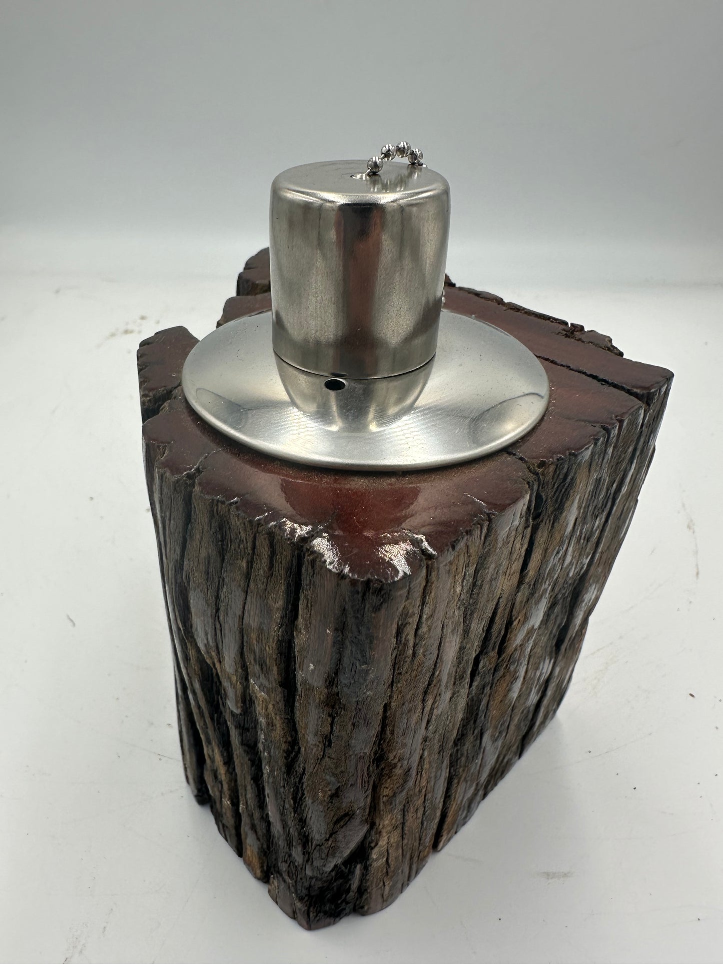 Recycled Wooden Oil Burner Small 62