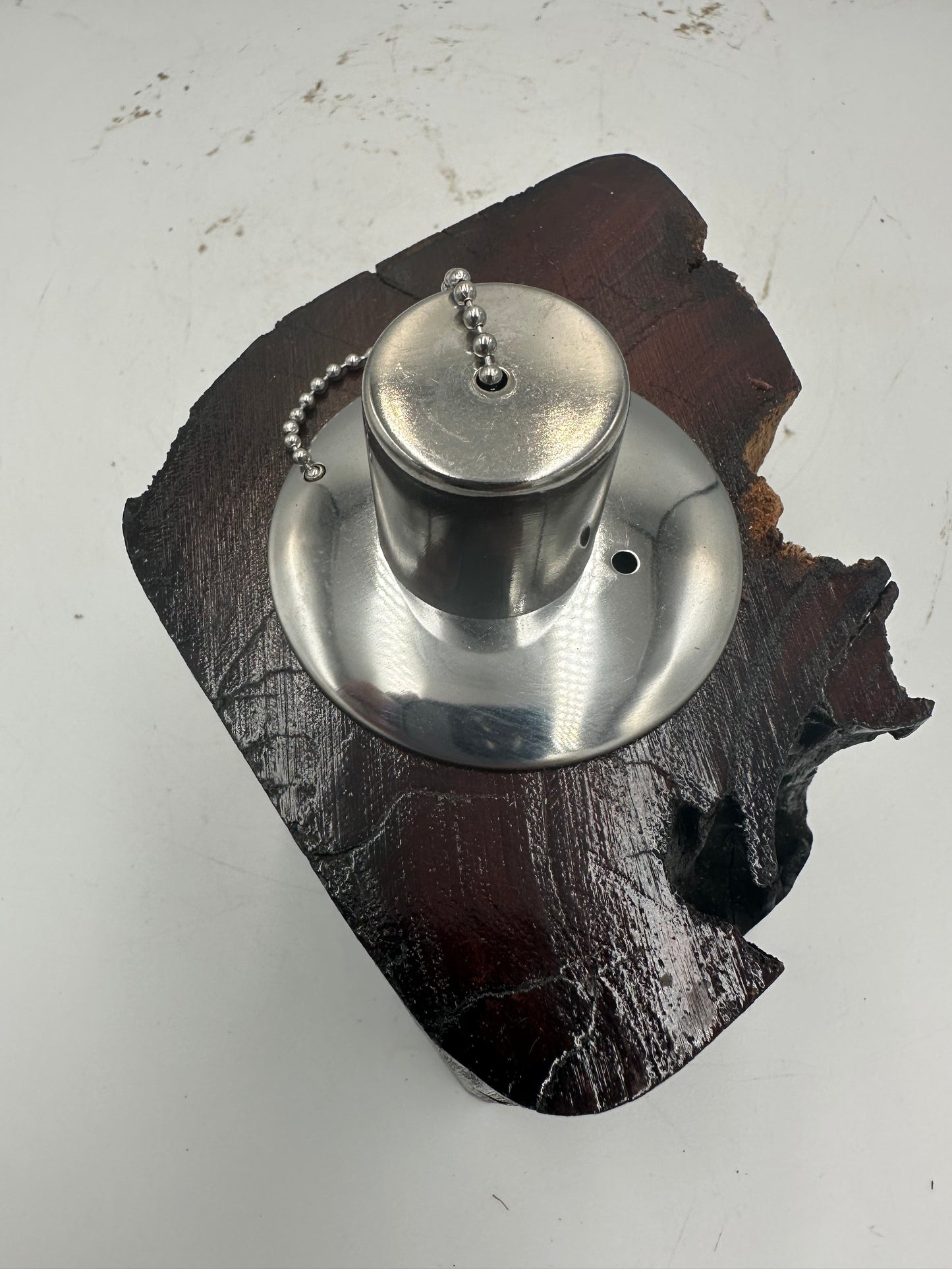 Recycled Wooden Oil Burner Small 89