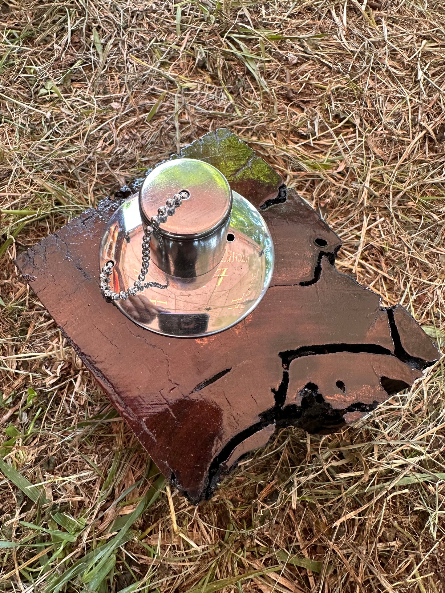 Recycled Wooden Oil Burner Small 92