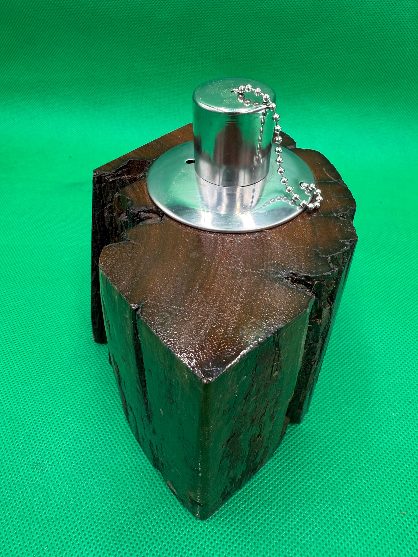 Recycled Wooden Oil Burner Small 60
