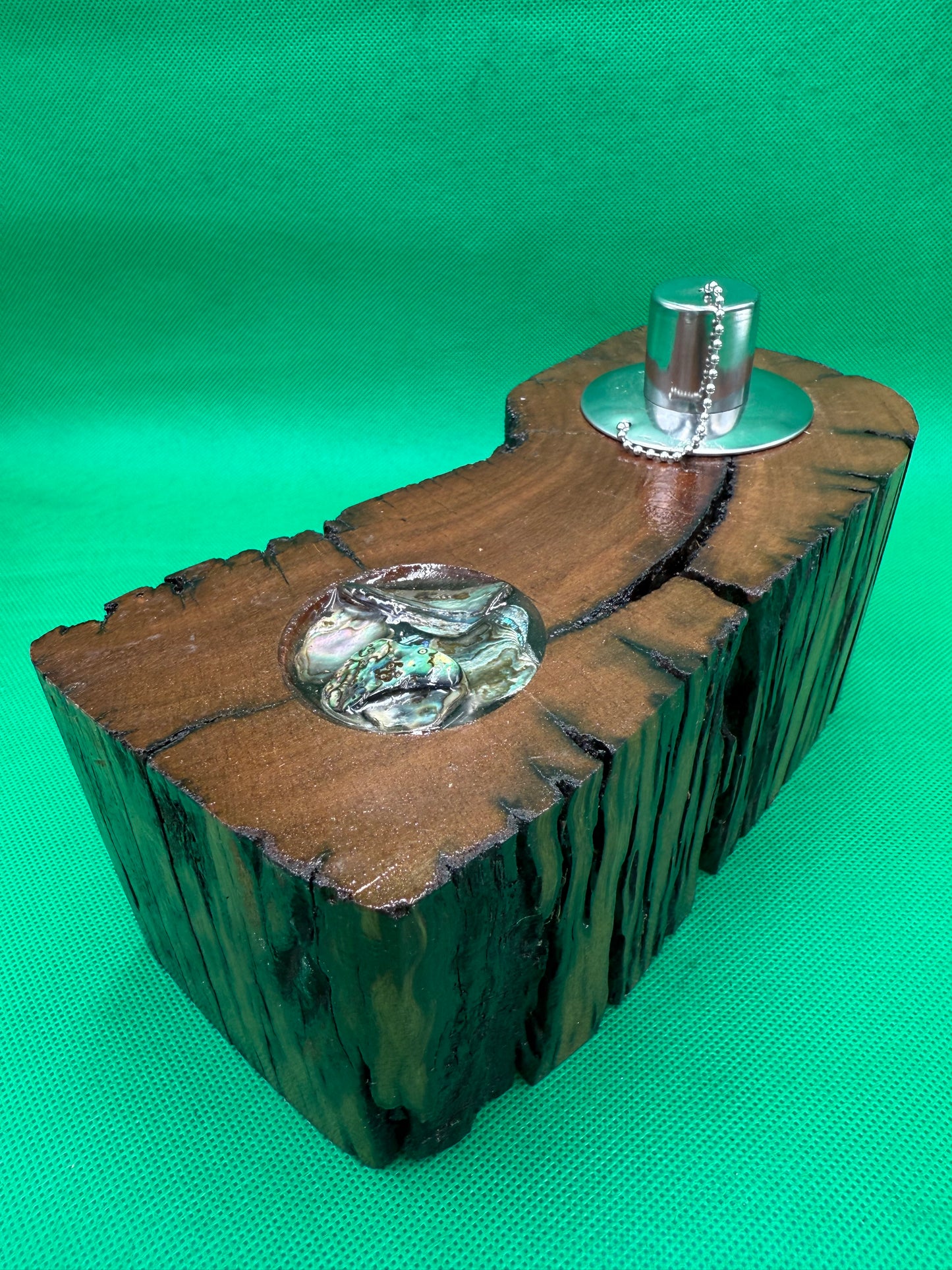 Recycled Wooden Oil Burner Large 90