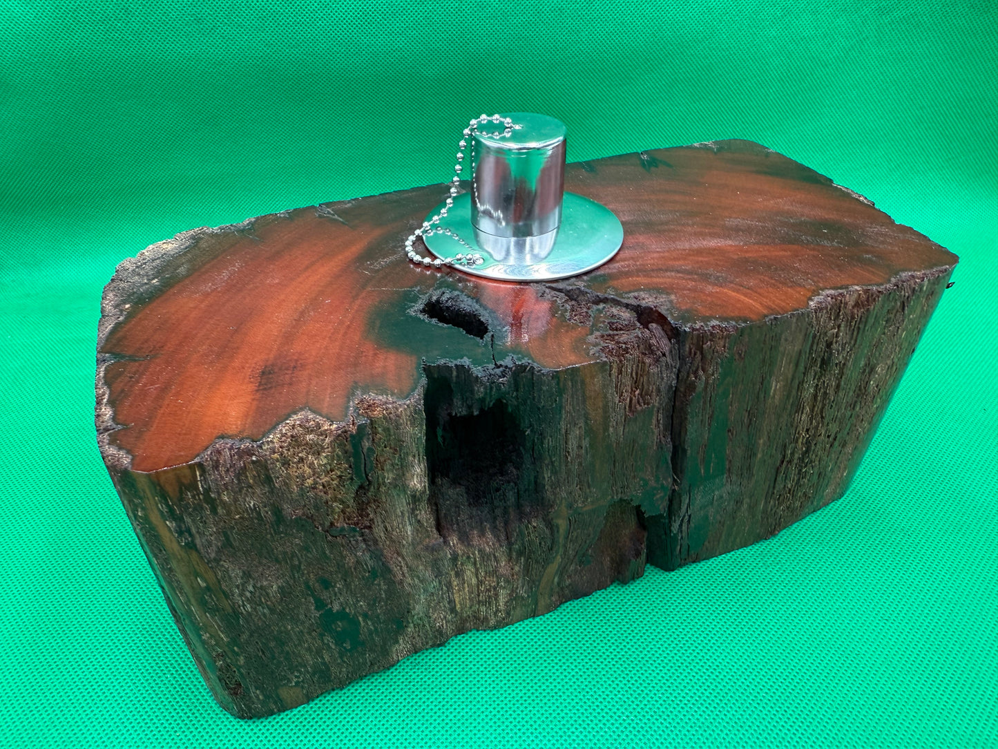 Recycled Wooden Oil Burner Large 38