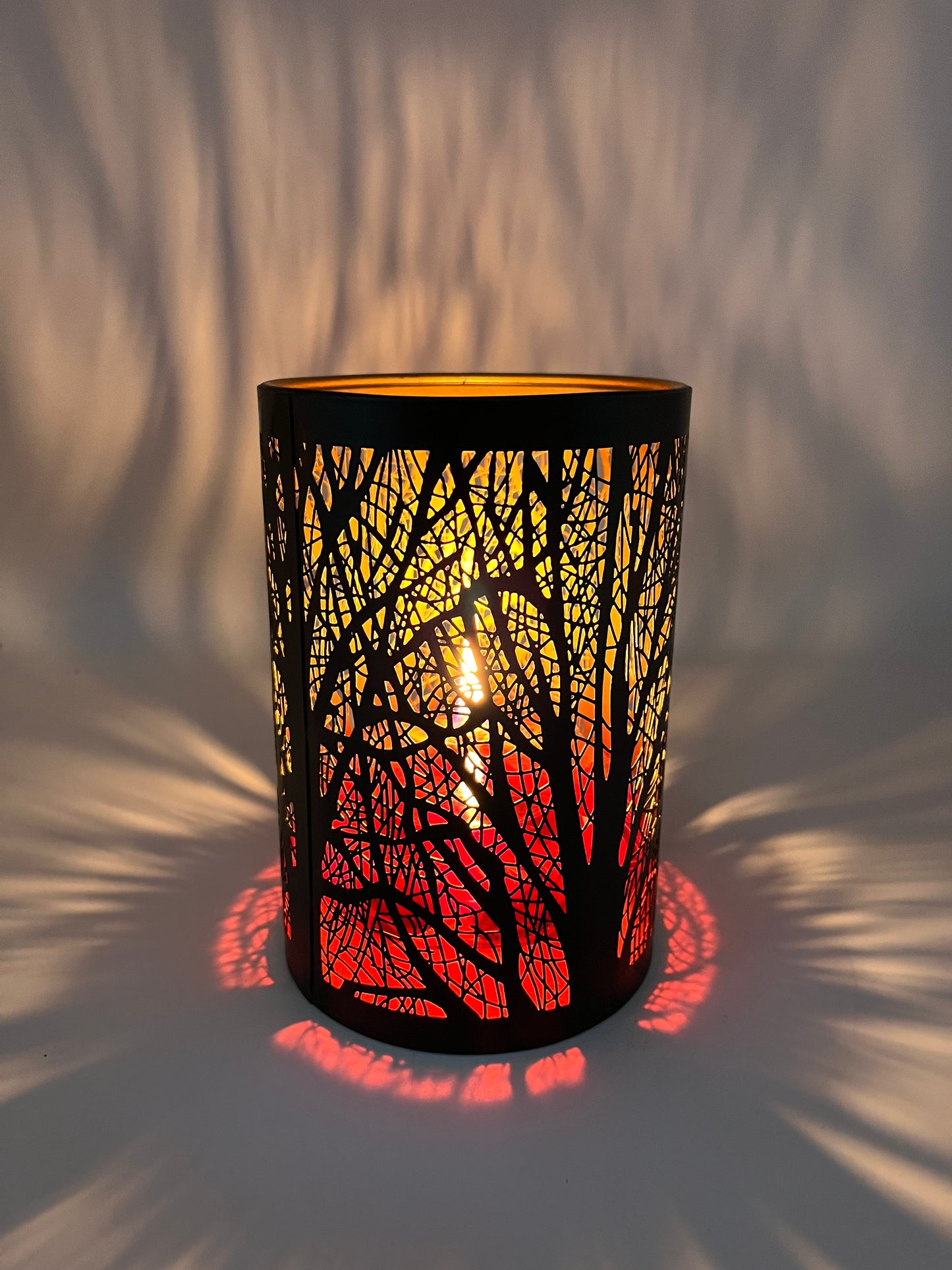 Glass Oil Burner + Holder (Tree)