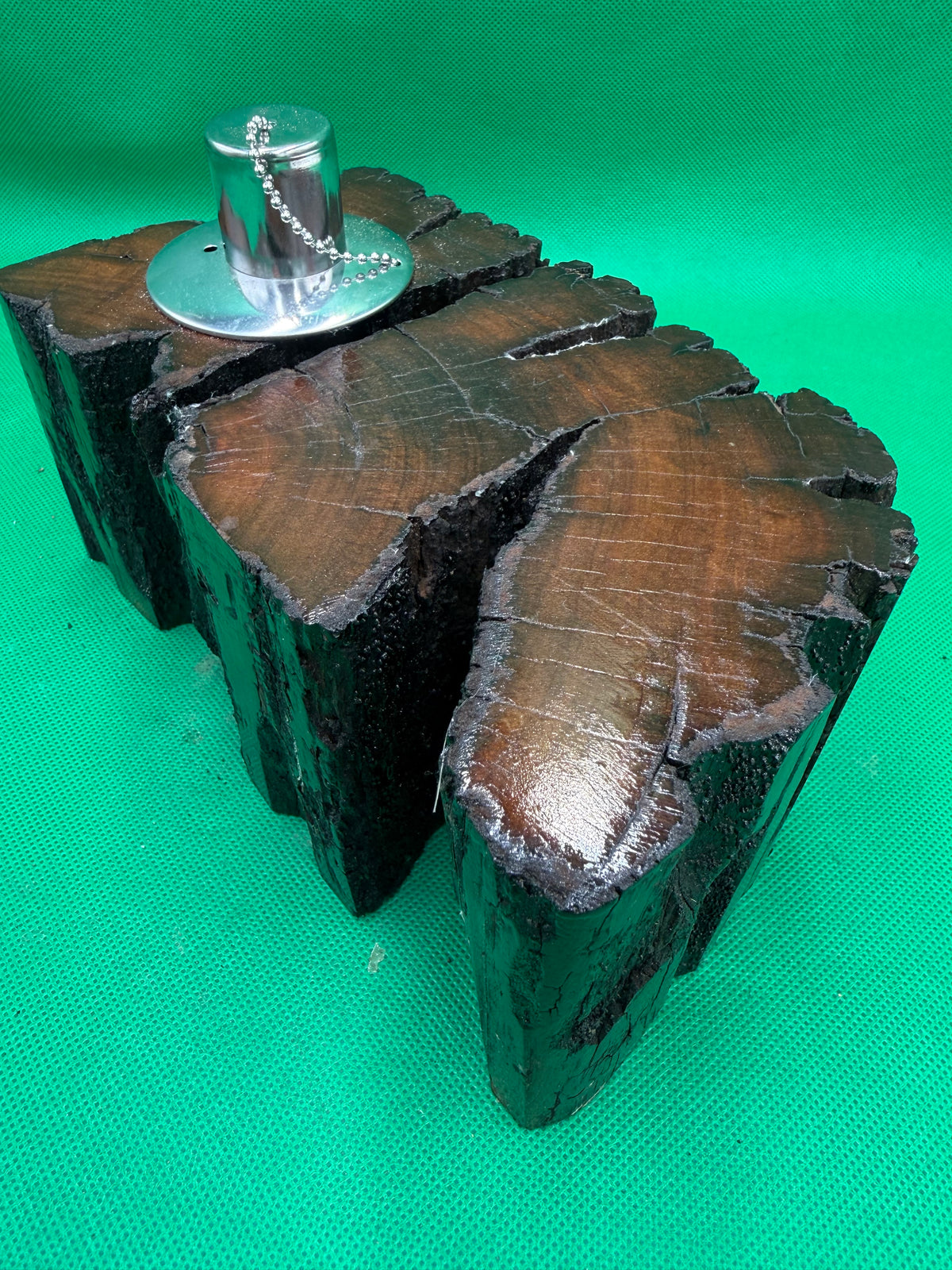 Recycled Wooden Oil Burner Large 7