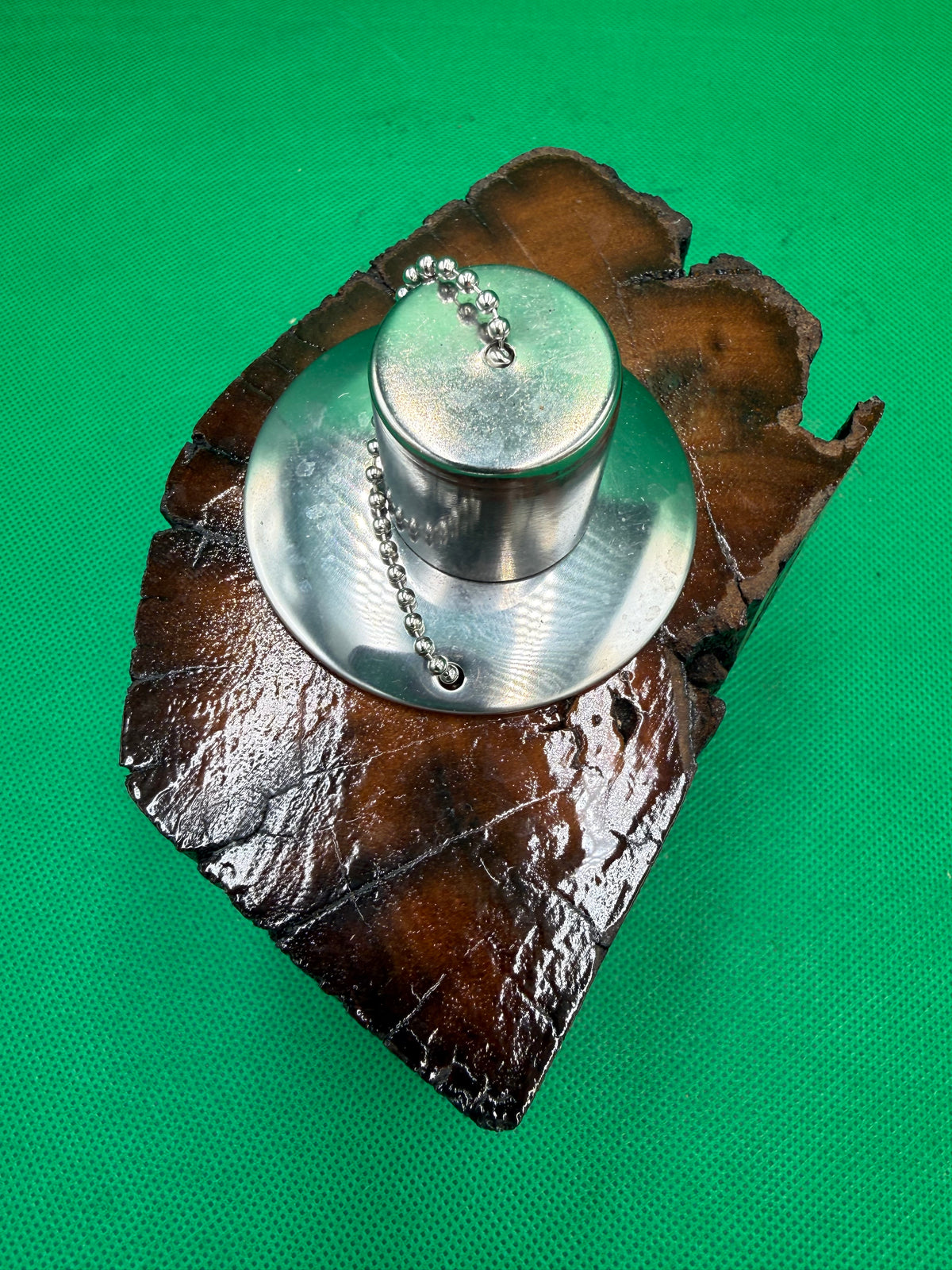 Recycled Wooden Oil Burner Small 10