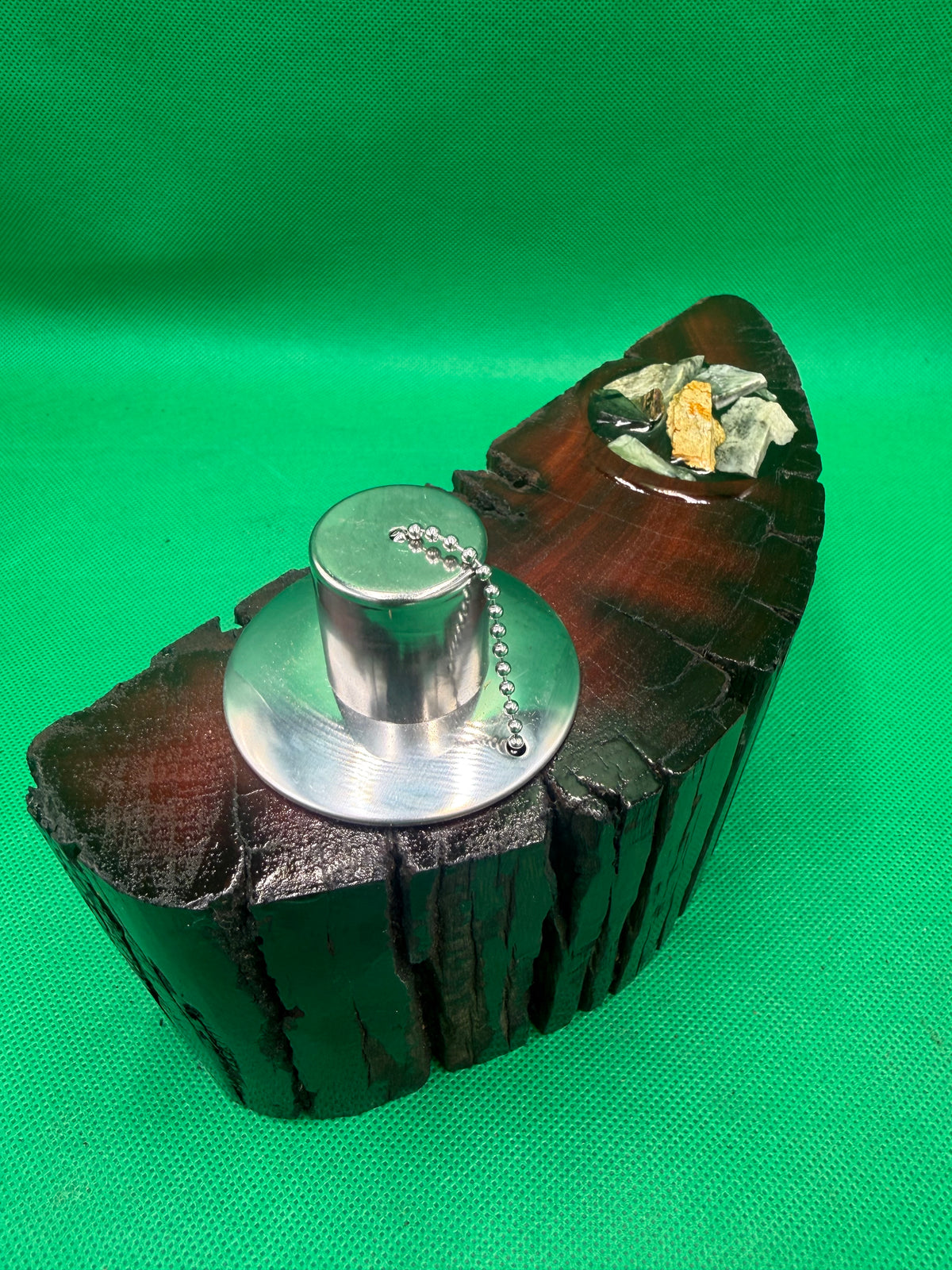 Recycled Wooden Oil Burner Large 128