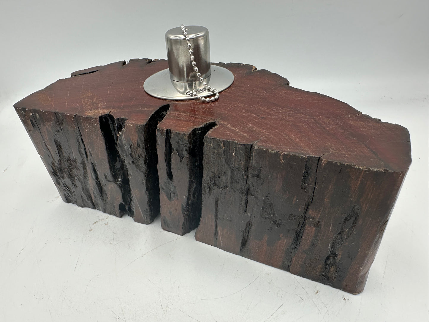 Recycled Wooden Oil Burner Large 6