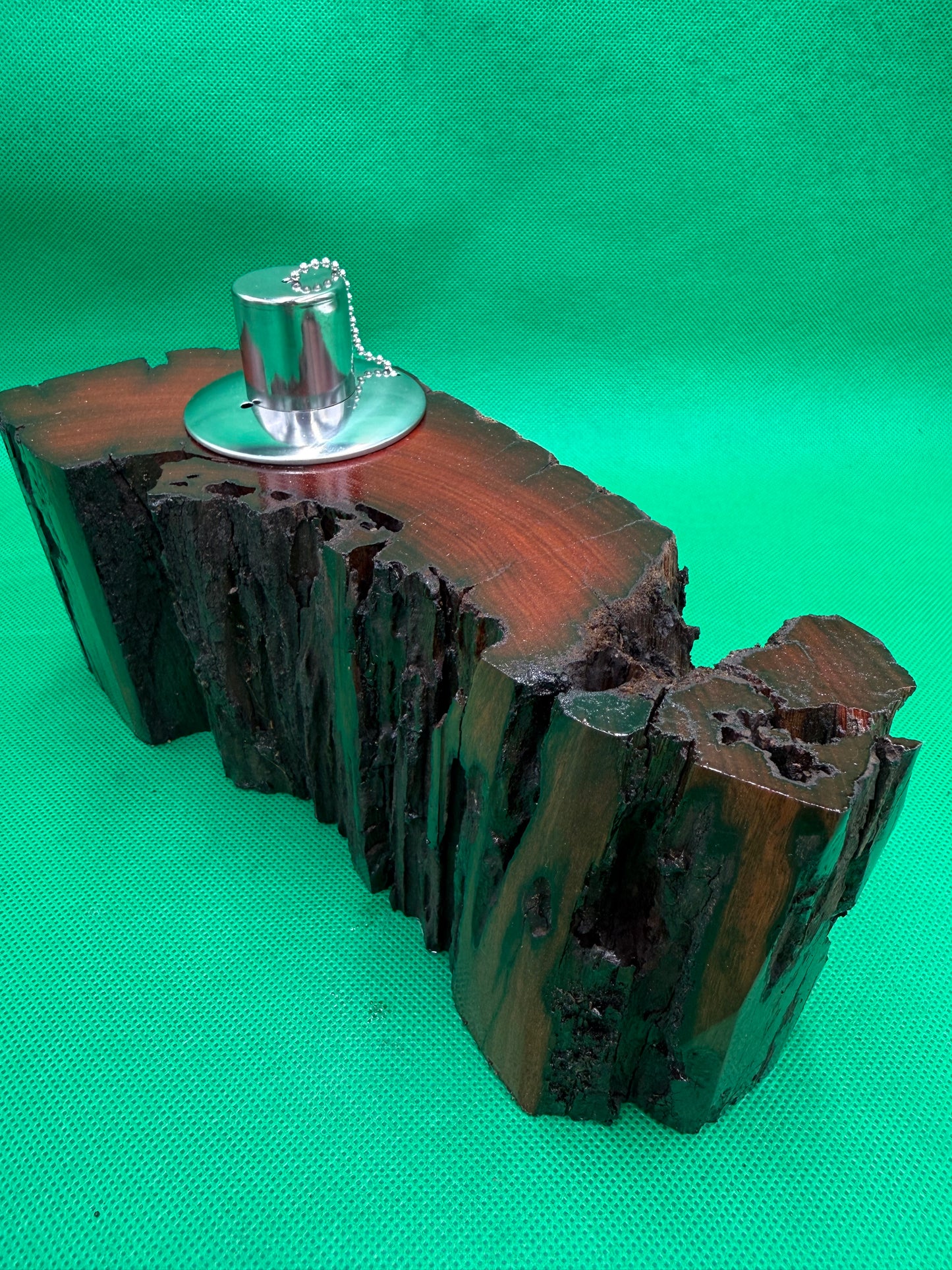 Recycled Wooden Oil Burner Large 23