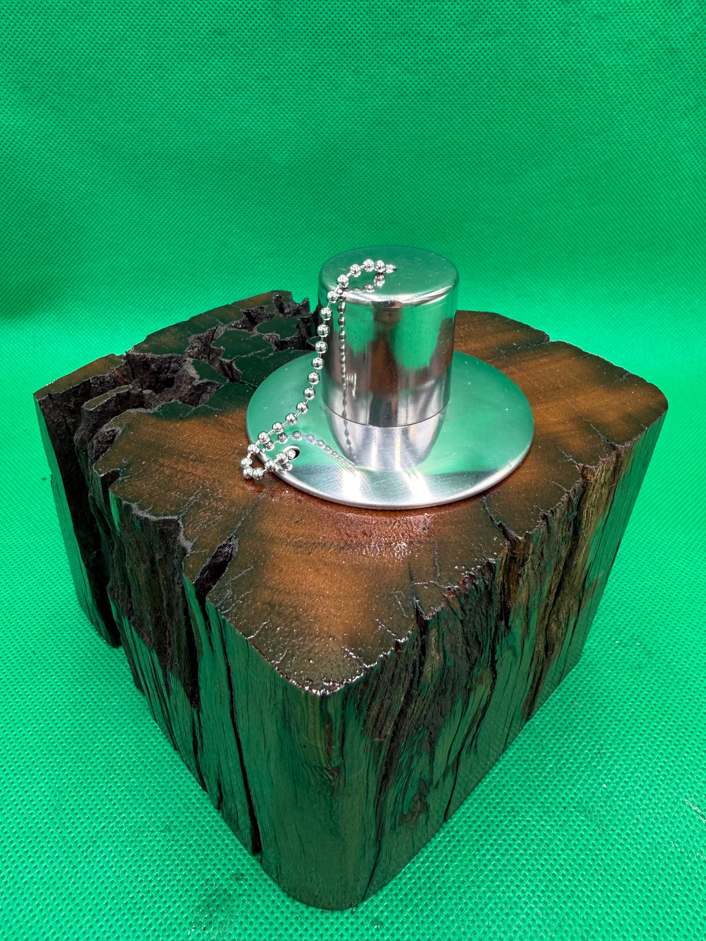 Recycled Wooden Oil Burner Small 27