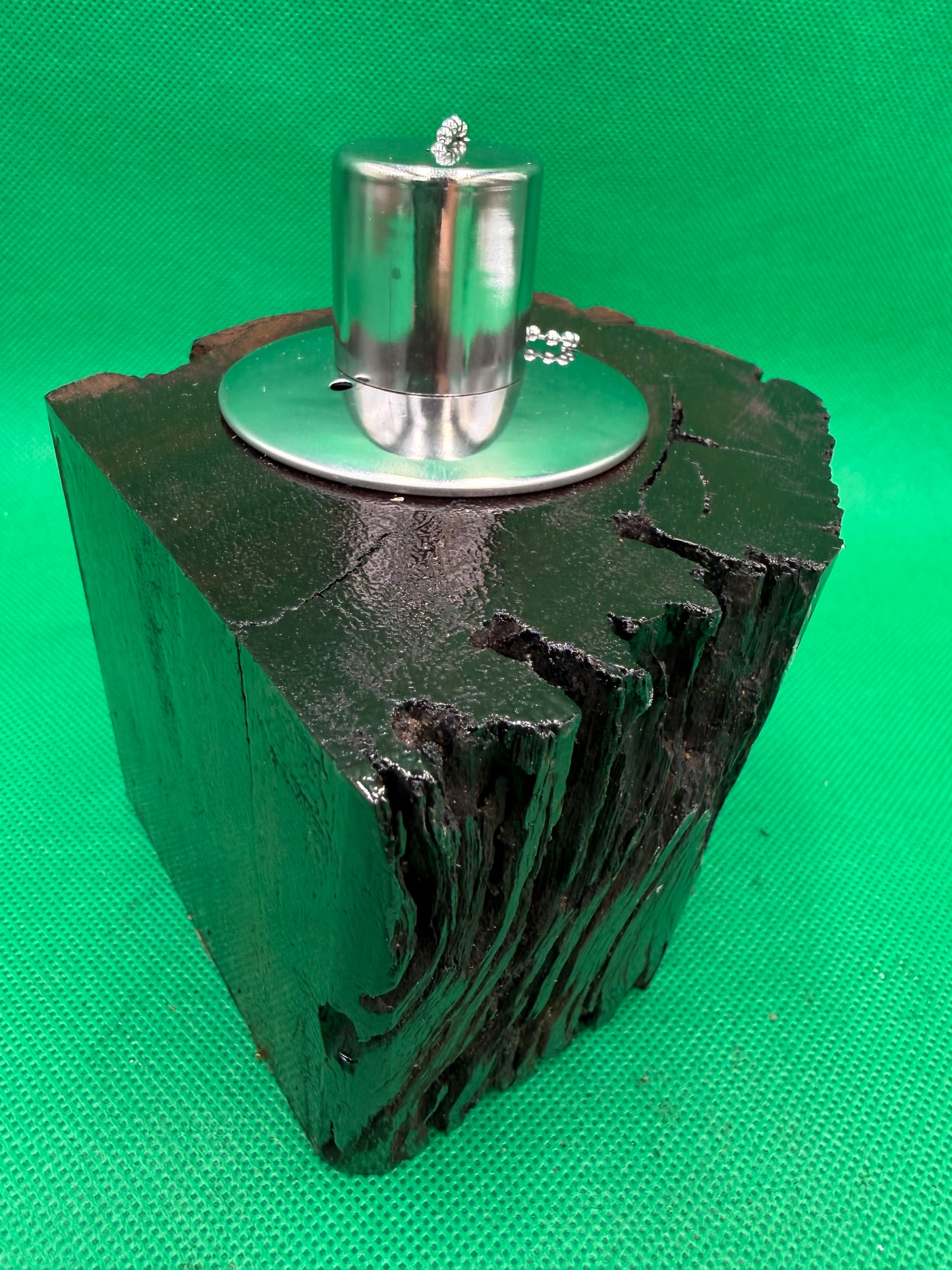 Recycled Wooden Oil Burner Small 24