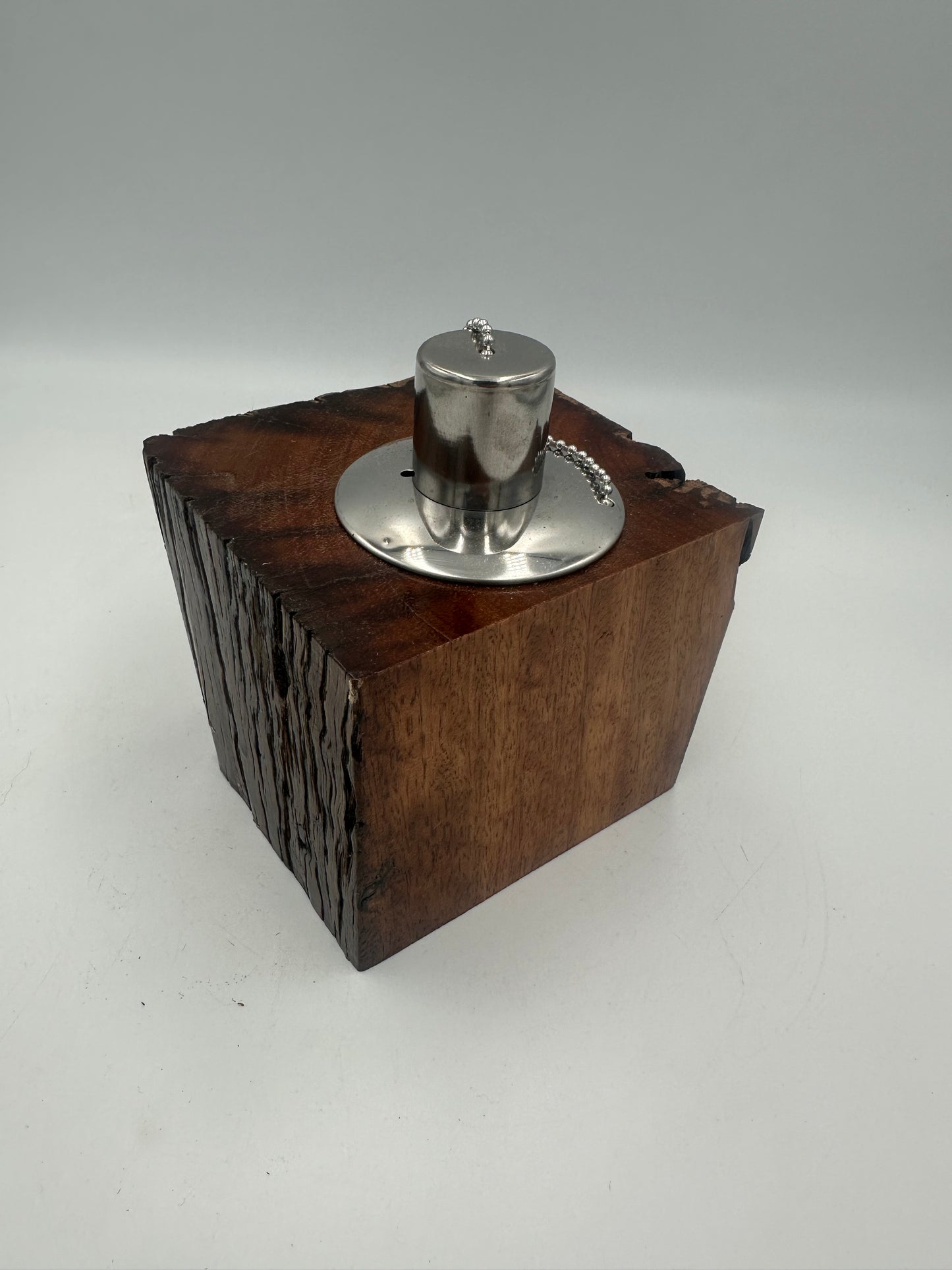 Recycled Wooden Oil Burner 3