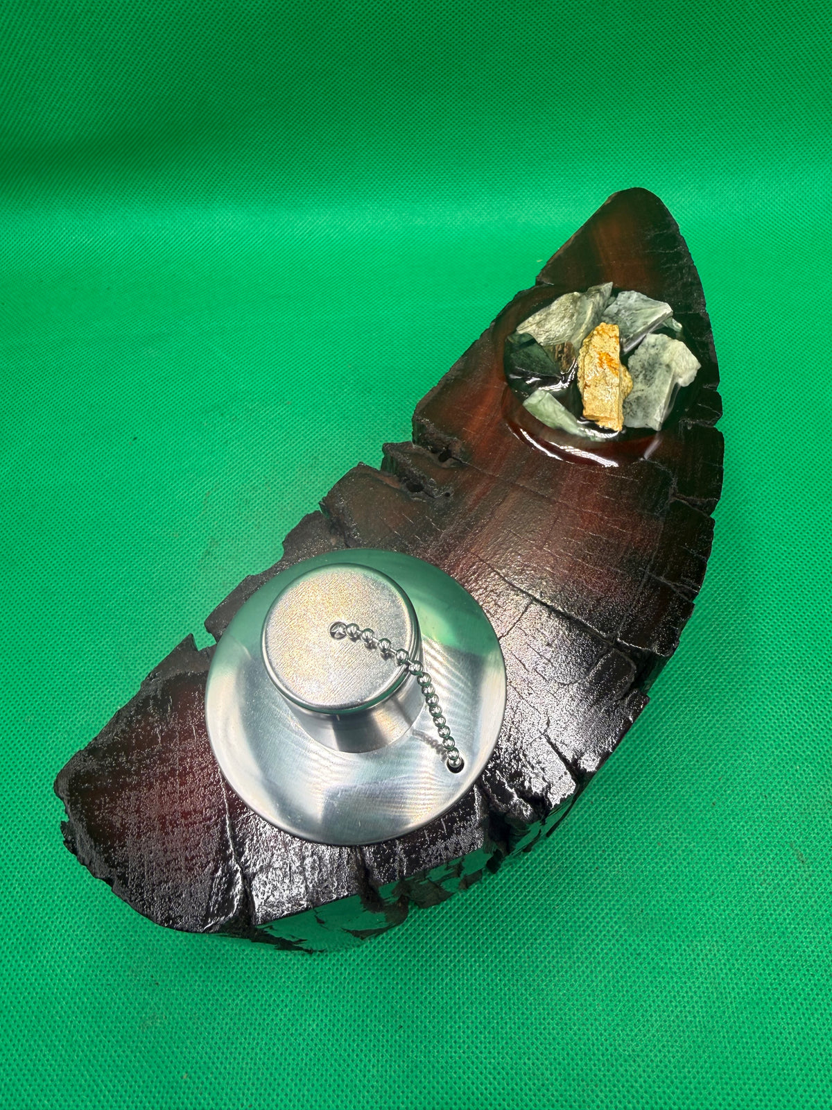 Recycled Wooden Oil Burner Large 128