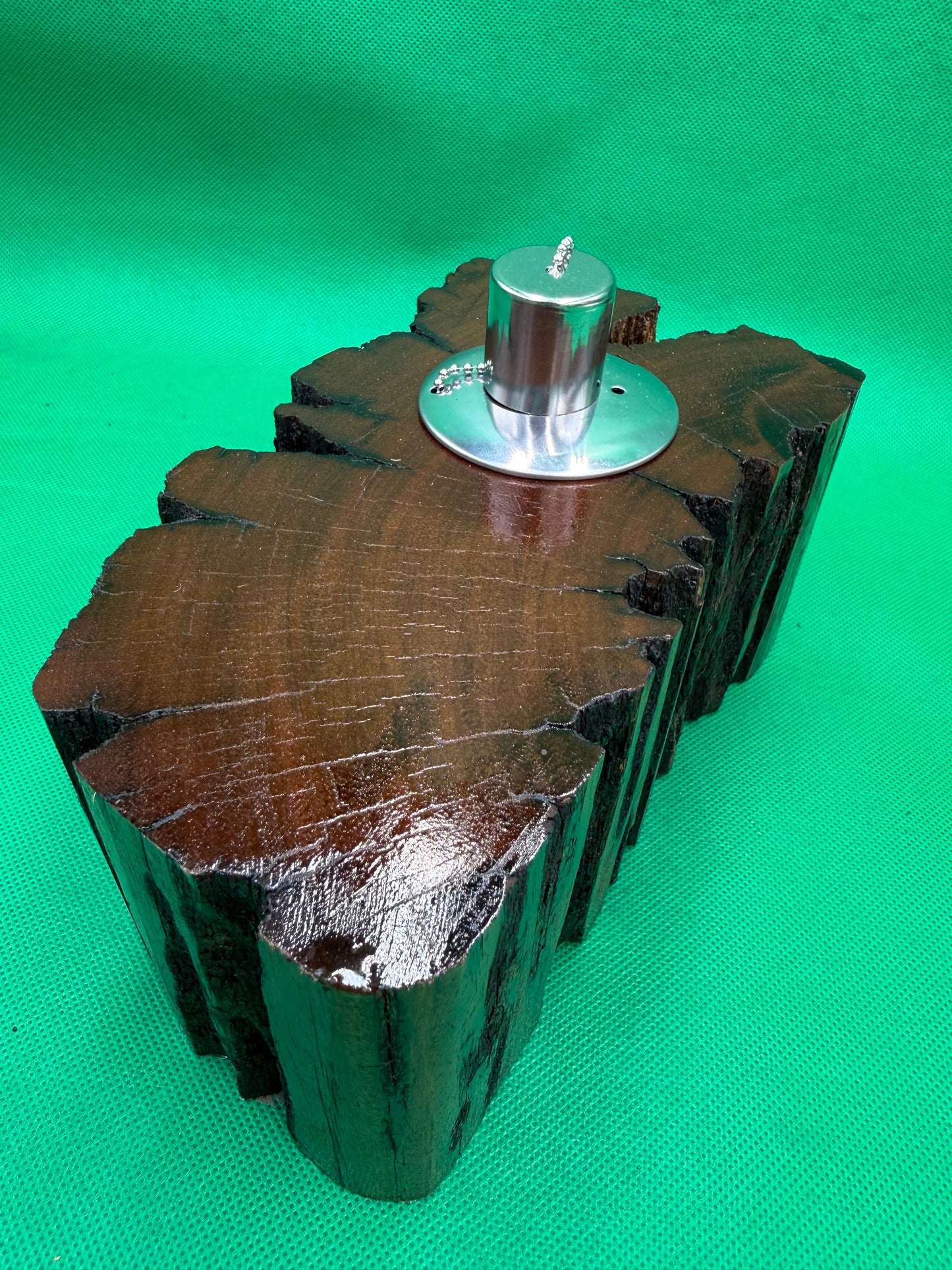 Recycled Wooden Oil Burner Large 29