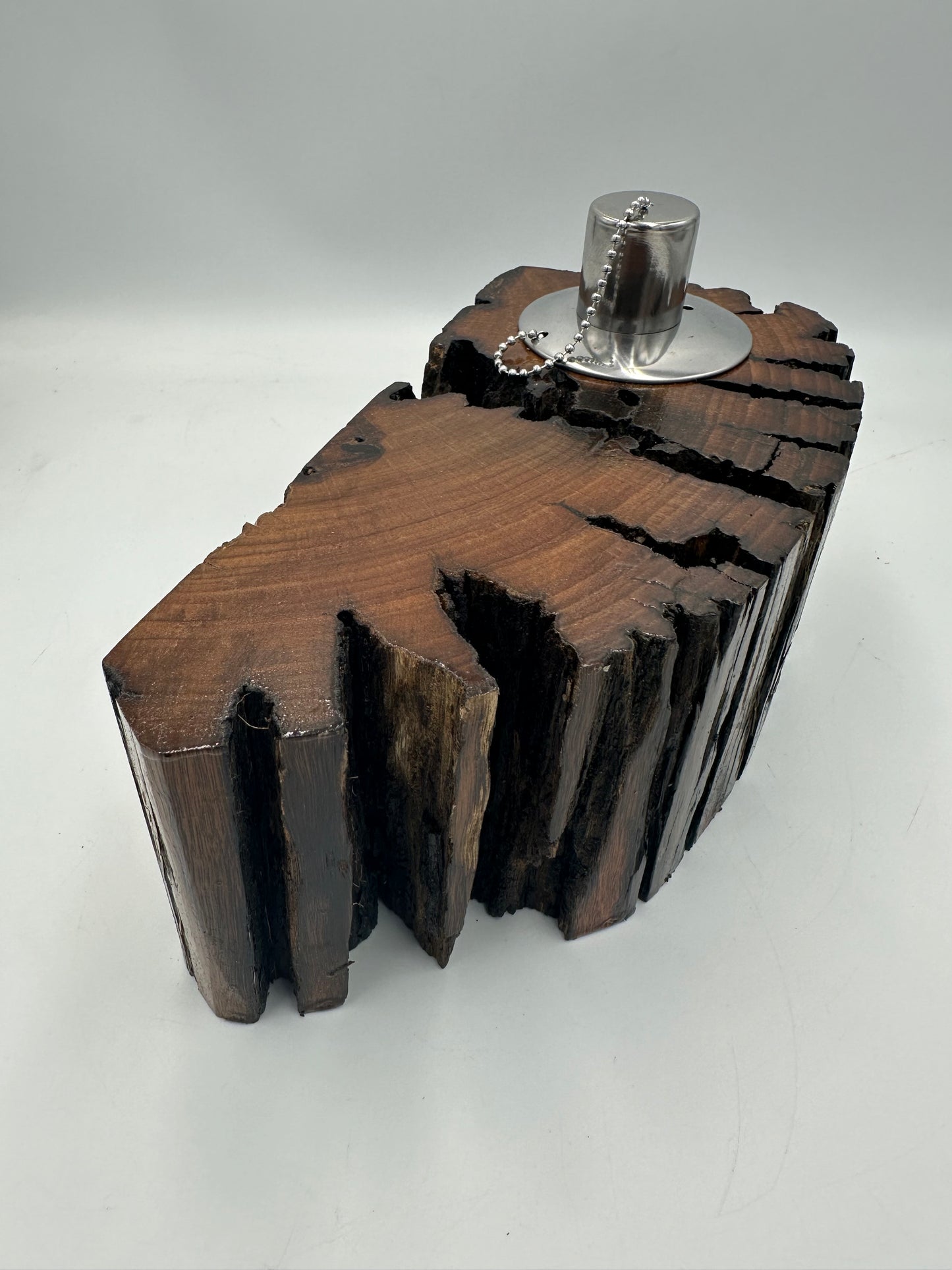 Recycled Wooden Oil Burner Large 95