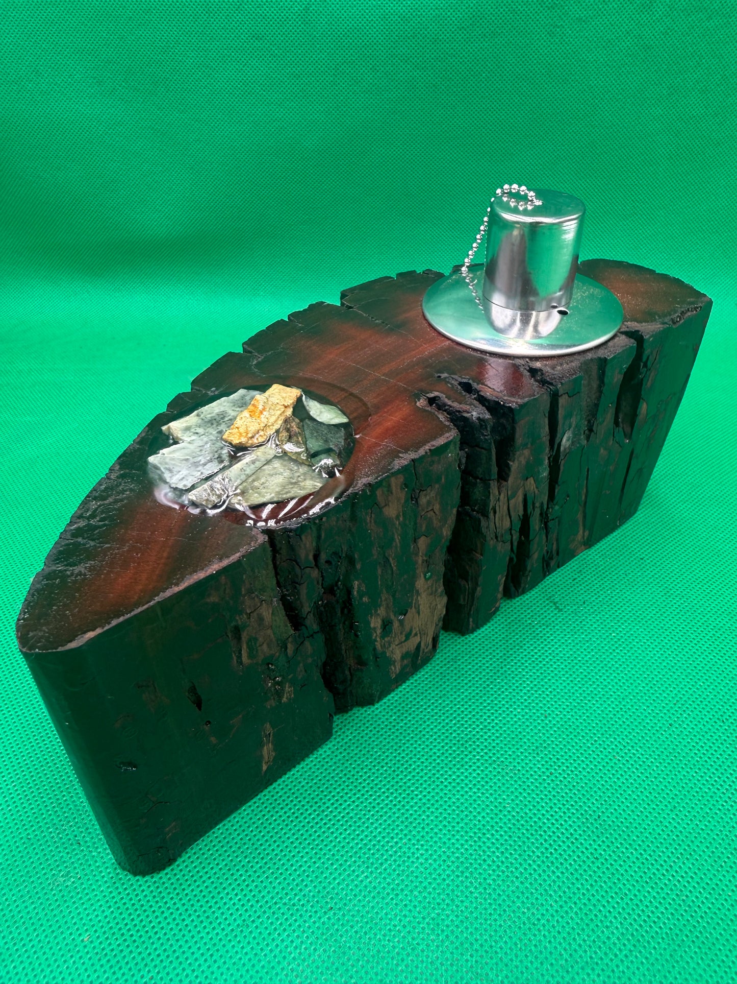 Recycled Wooden Oil Burner Large 128