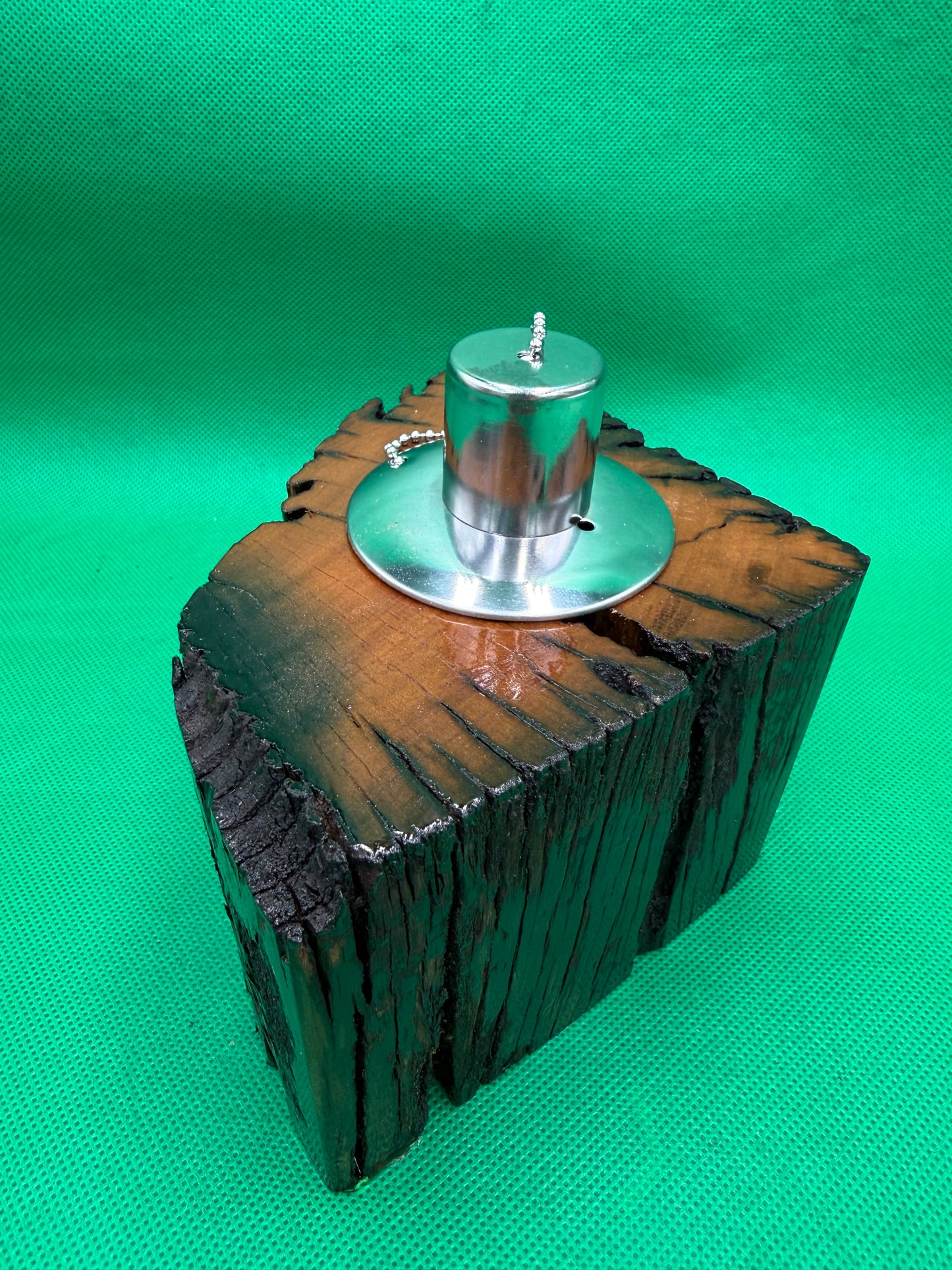 Recycled Wooden Oil Burner Small 33