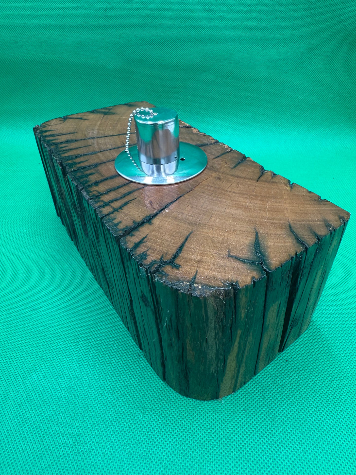 Recycled Wooden Oil Burner Large 123