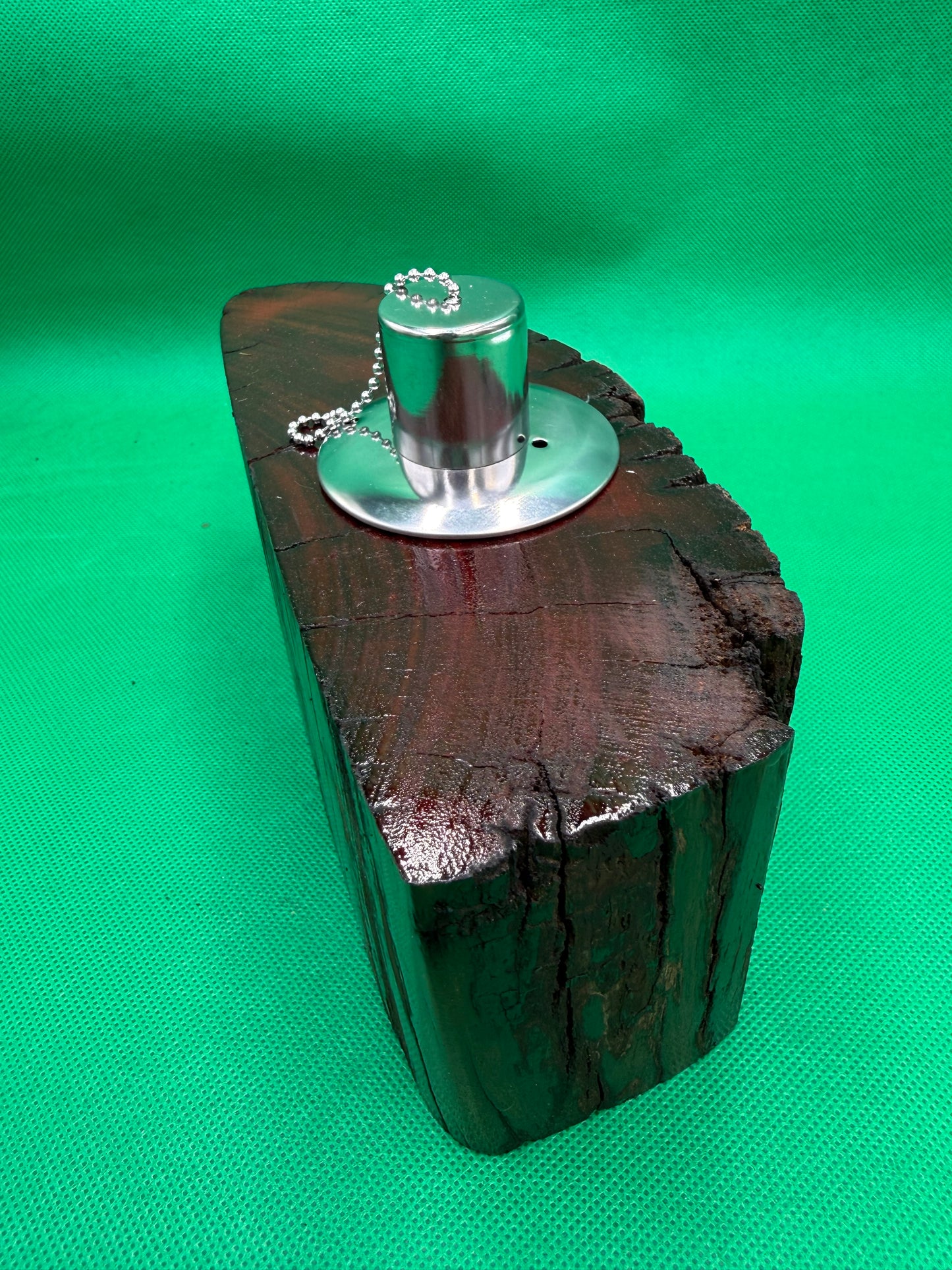 Recycled Wooden Oil Burner Large  81