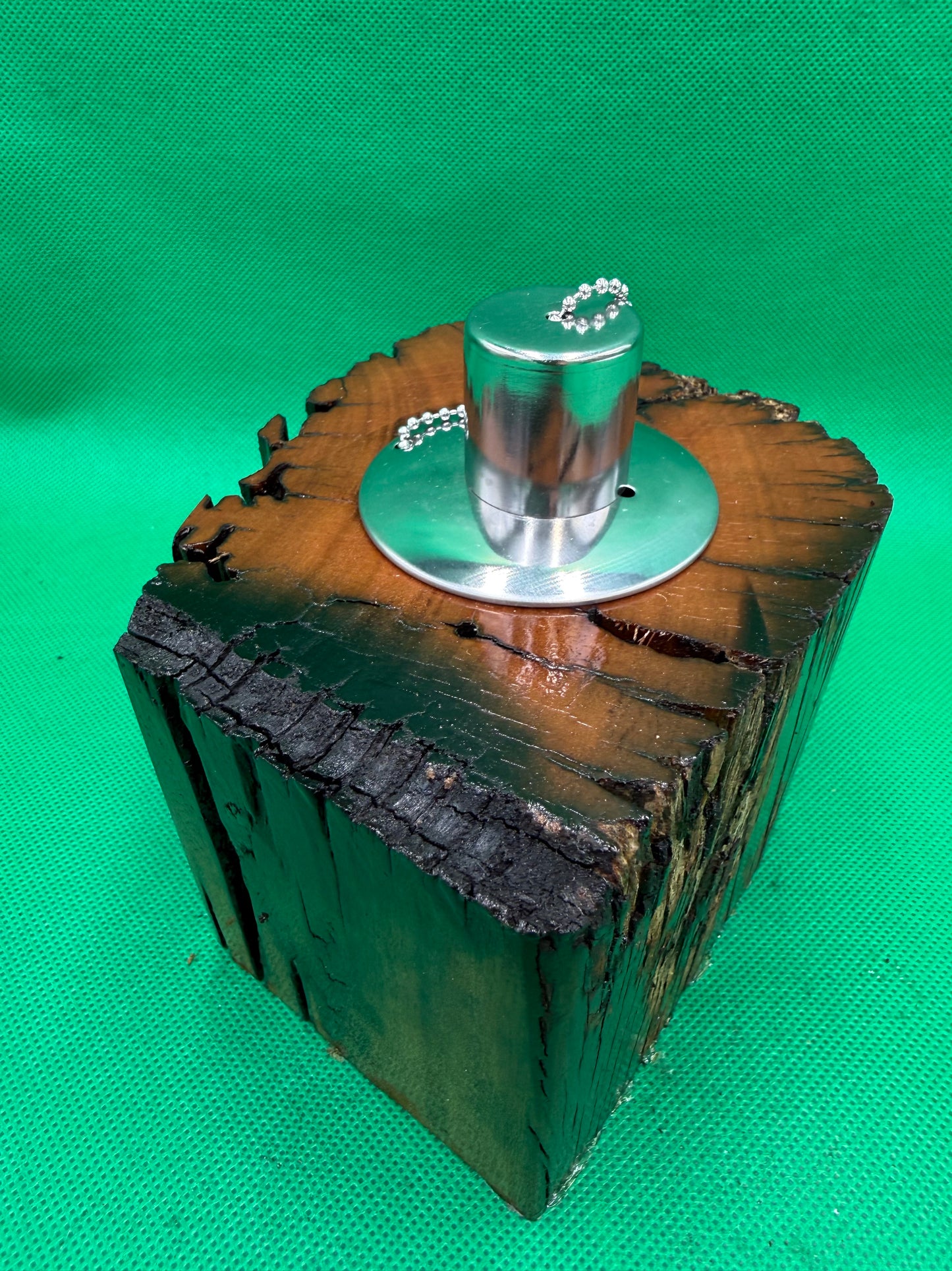 Recycled Wooden Oil Burner Small 41