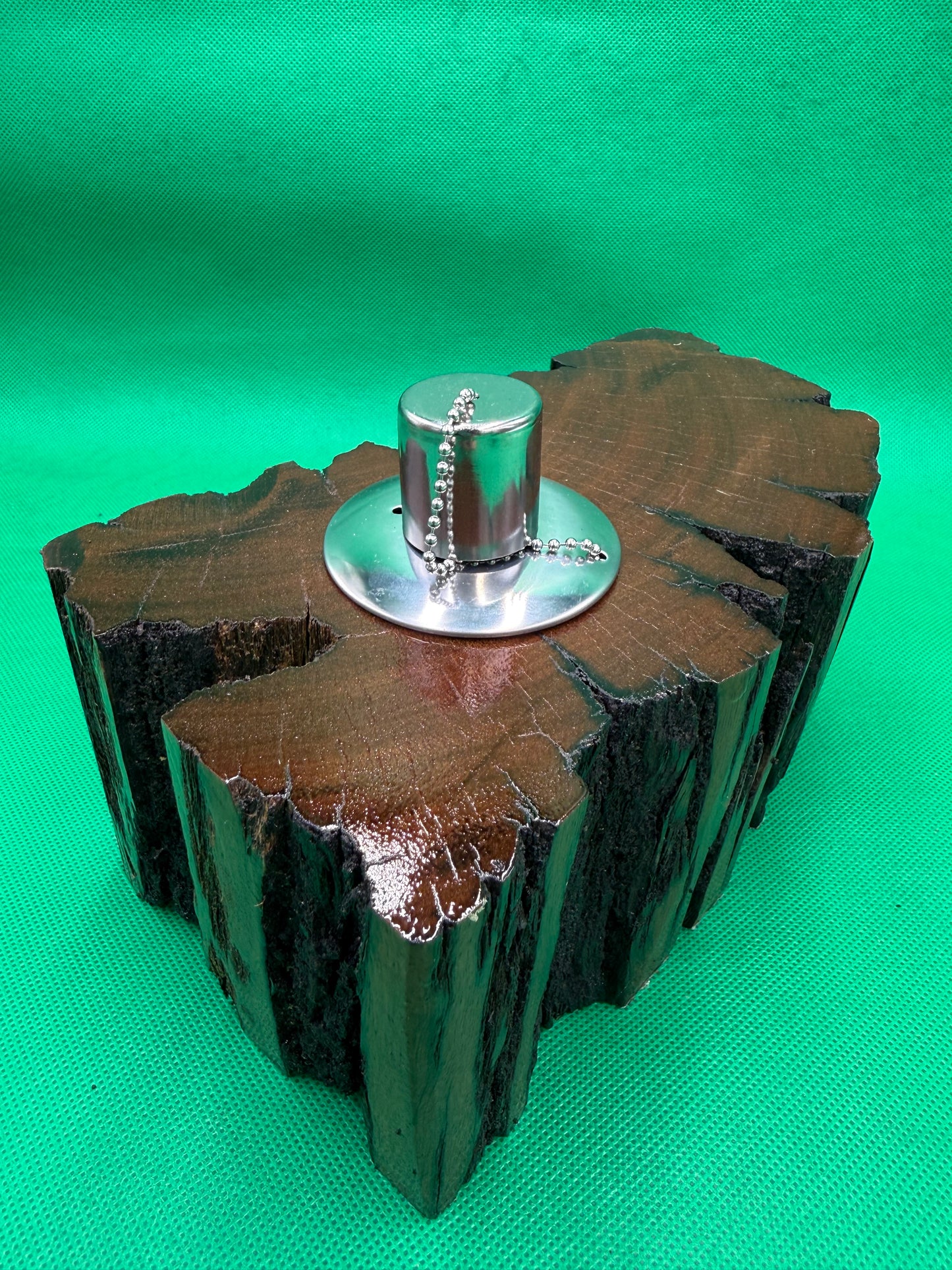 Recycled Wooden Oil Burner Large 29